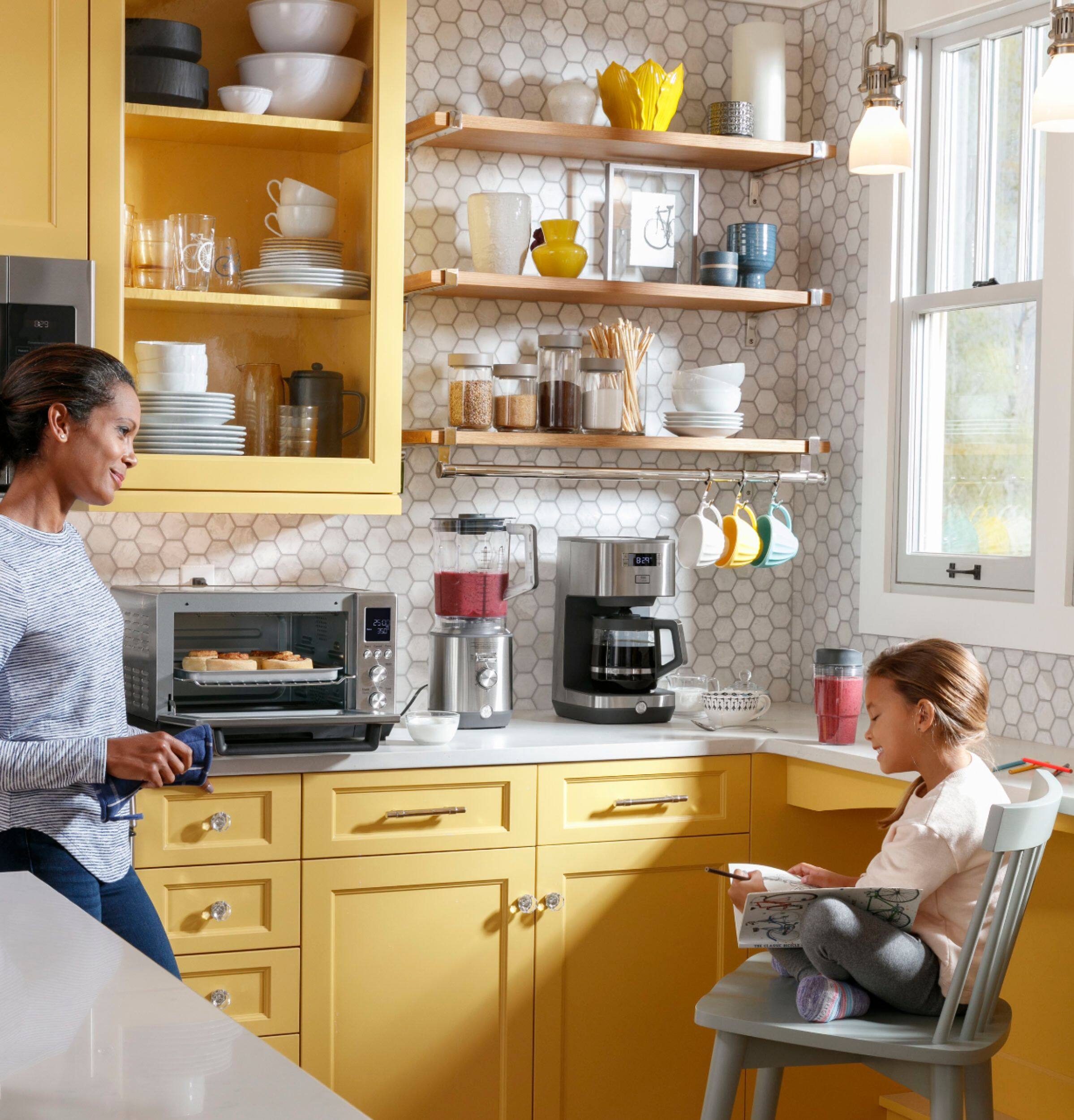 GE - 5-Speed 64-Oz. Blender with Blender Cups - Stainless Steel - Image 27