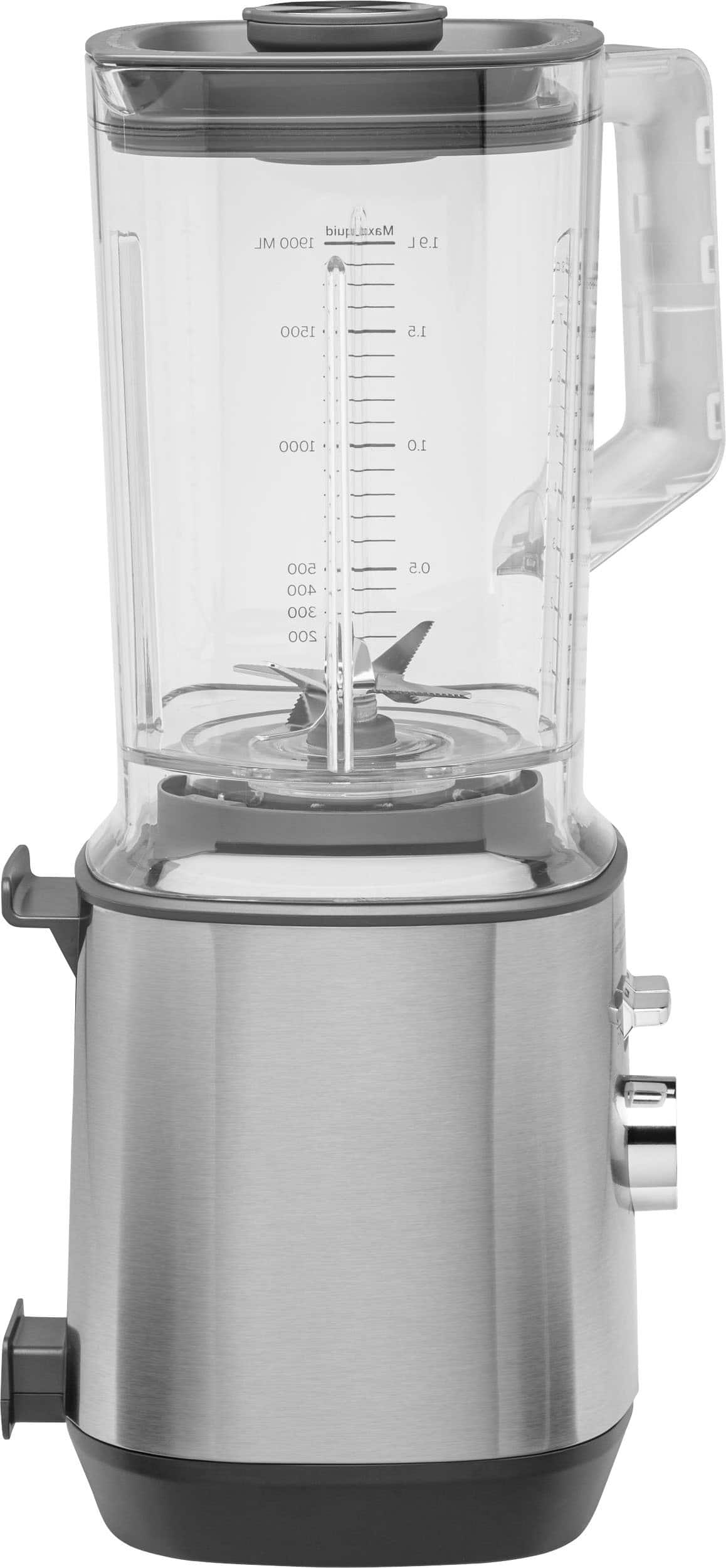 GE - 5-Speed 64-Oz. Blender with Blender Cups - Stainless Steel - Image 2