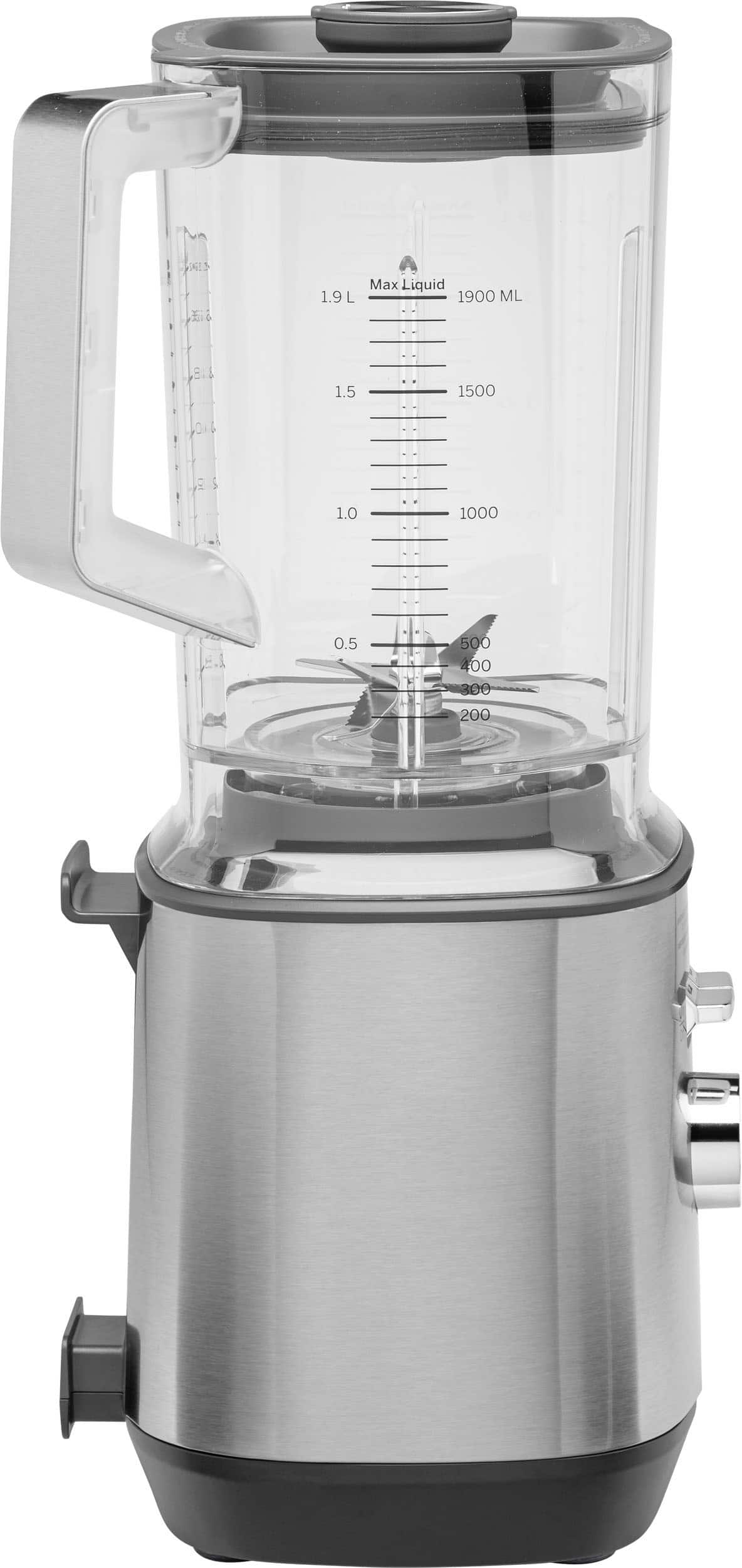 GE - 5-Speed 64-Oz. Blender with Blender Cups - Stainless Steel - Image 3