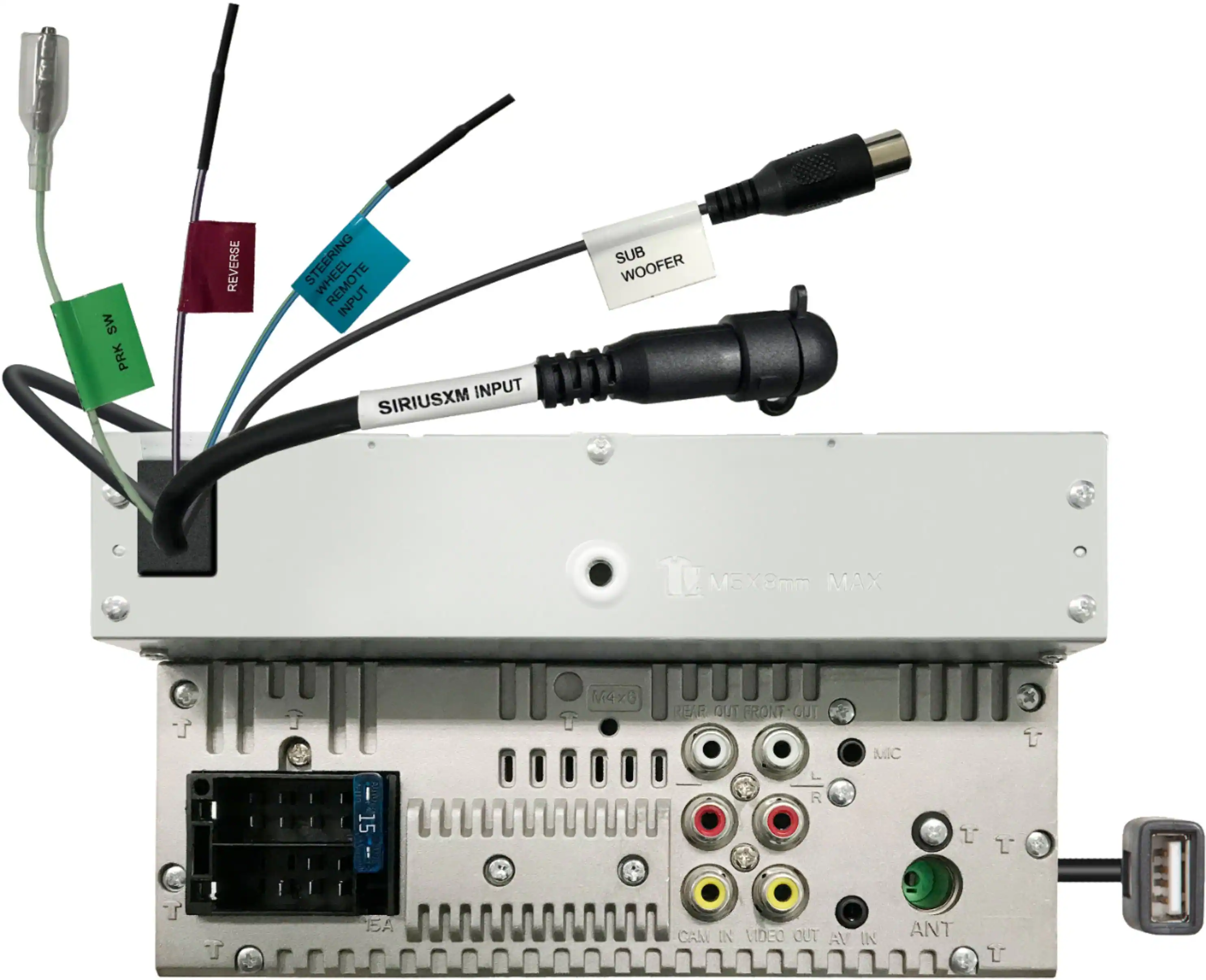 JVC - 6.8" - AndroidAuto/Carplay Built-In Bluetooth - In Dash CD/DVD/DM Receiver - Black - Image 3