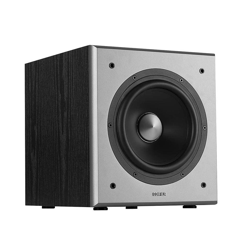 Edifier - T5 Powered Subwoofer - 70W RMS Active Woofer with 8 Inch Driver & Low Pass Filter - Black - Image 2