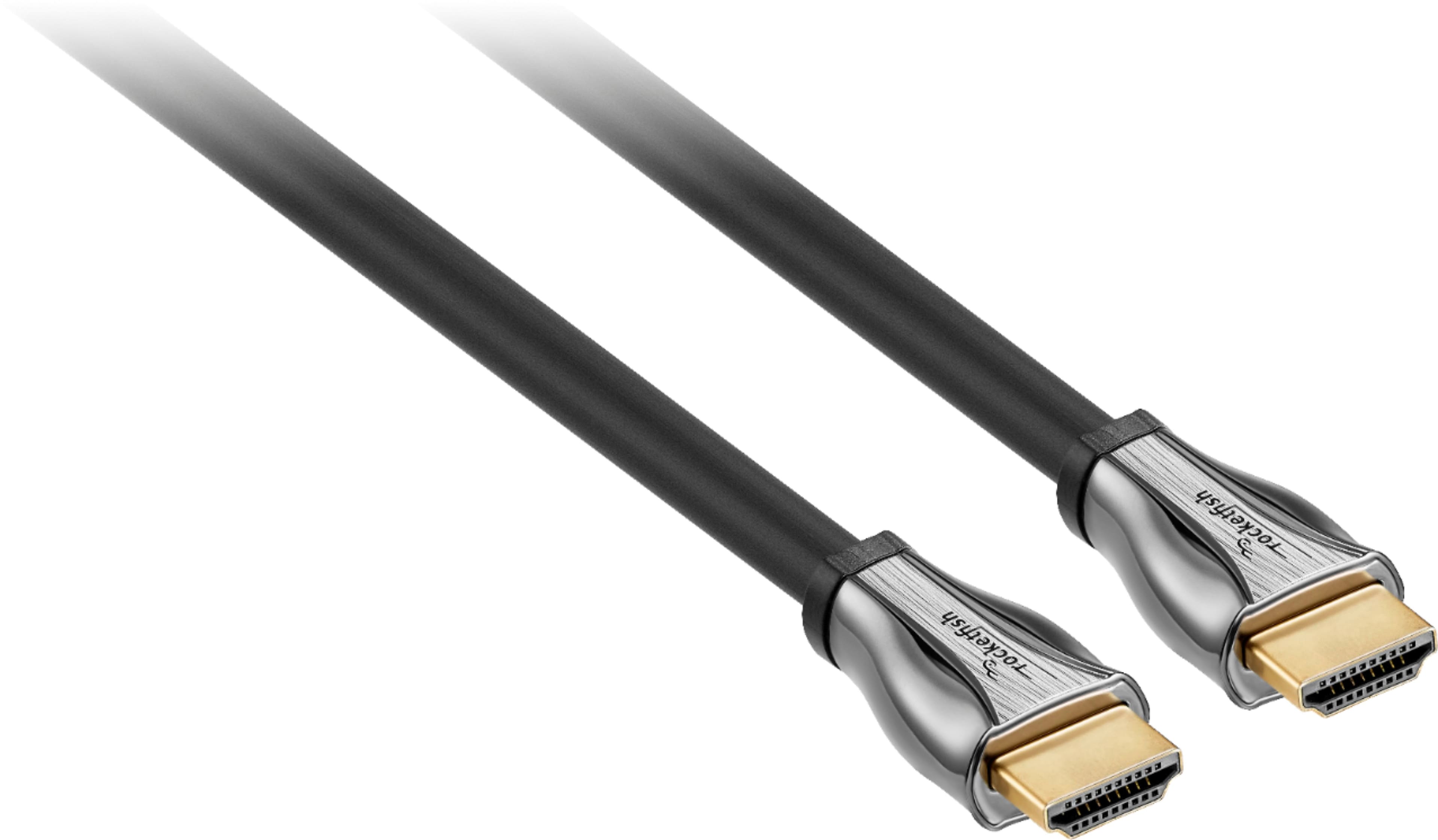 Rocketfish™ - 8' 8K Ultra High Speed HDMI 2.1 Certified Cable - Black - Image 6