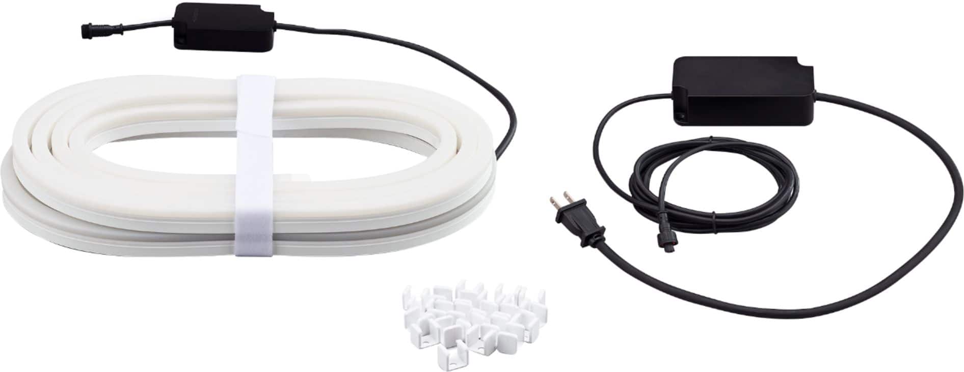Philips - Hue Outdoor Lightstrip 197-inch/16-foot - White and Color Ambiance - Image 3