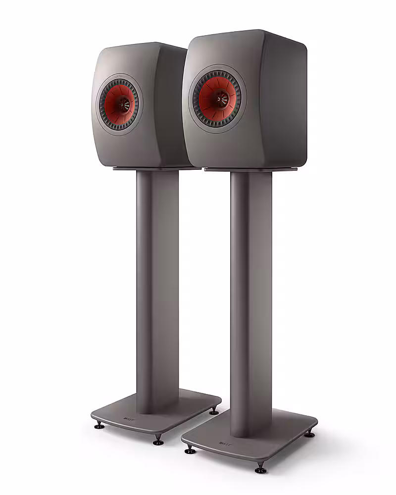 KEF - S2 Floor Stands - Gray