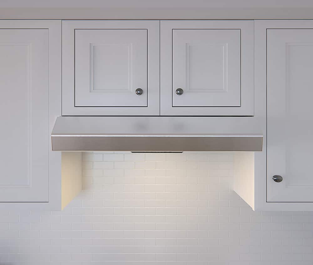 Zephyr - 36 inches - Convertible - Under cabinet Range Hood - Matte White - Image 4