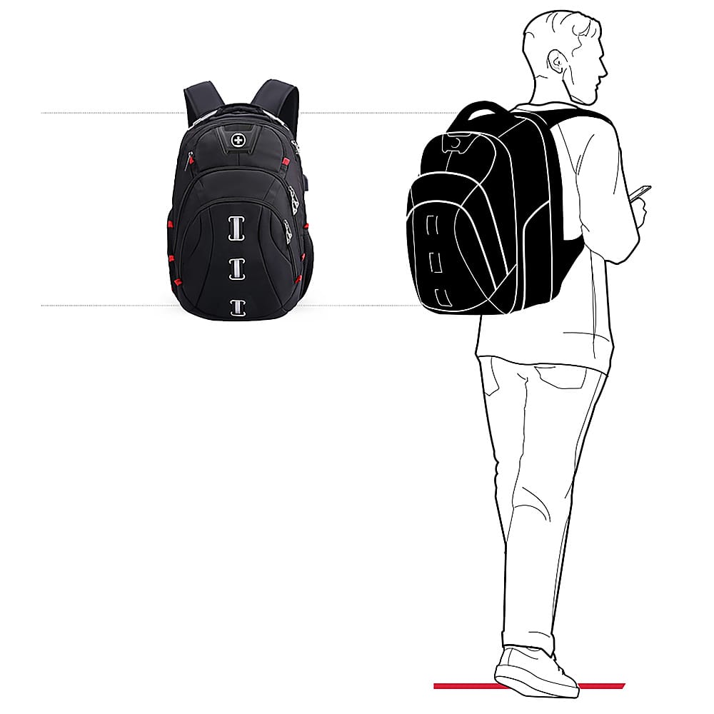 Swissdigital Design - Pixel Backpack - Black - Image 7