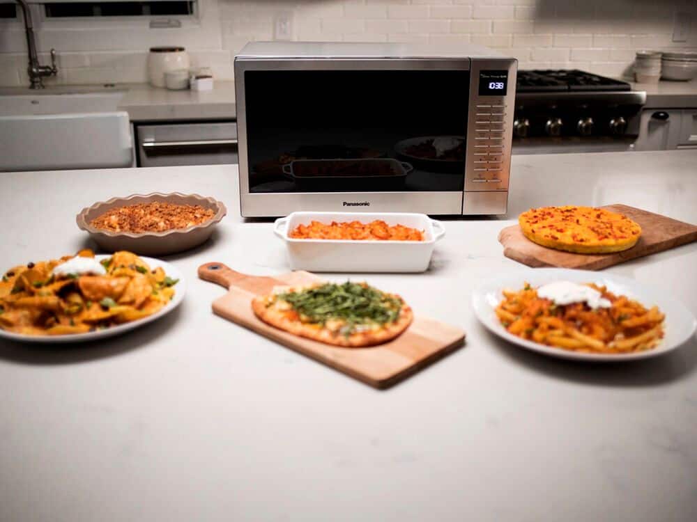 Panasonic - 1.1 Cu.Ft 1000 Watt GN68KS 2-in-1 Inverter Microwave Oven with FlashXpress Broiler - Stainless steel - Image 11