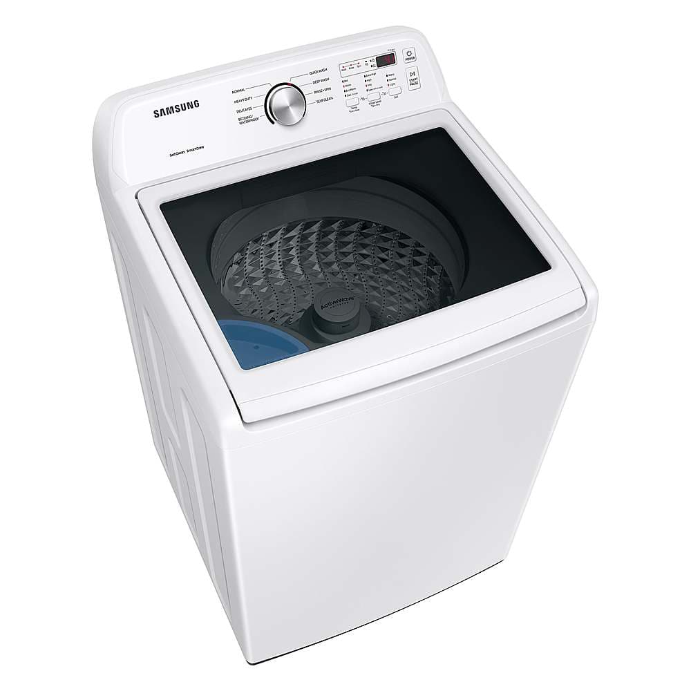 Samsung - 4.4 Cu. Ft. High-Efficiency Top Load Washer with ActiveWave Agitator - White - Image 7