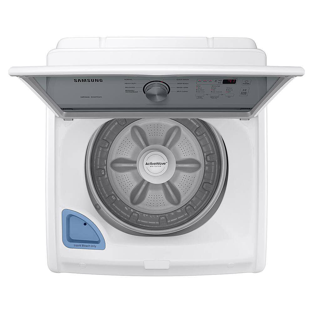 Samsung - 4.4 Cu. Ft. High-Efficiency Top Load Washer with ActiveWave Agitator - White - Image 10