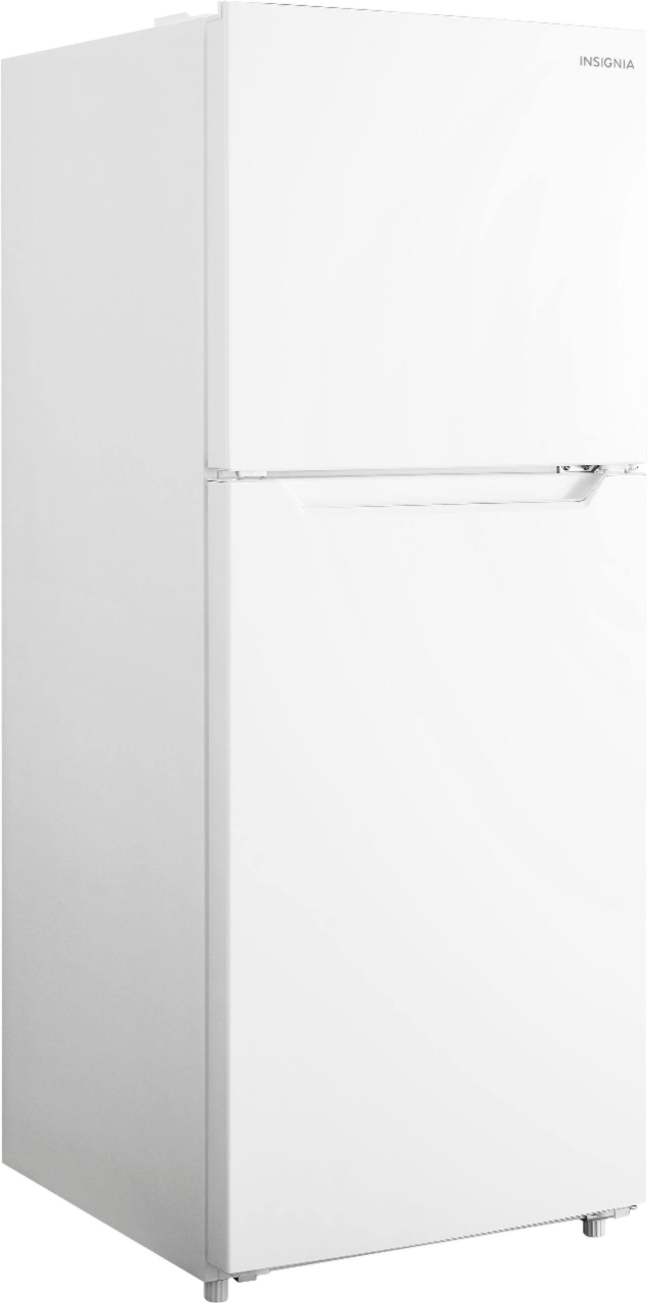 Insignia™ - 10 Cu. Ft. Top-Freezer Refrigerator with Reversible Door and ENERGY STAR Certification - White - Image 8