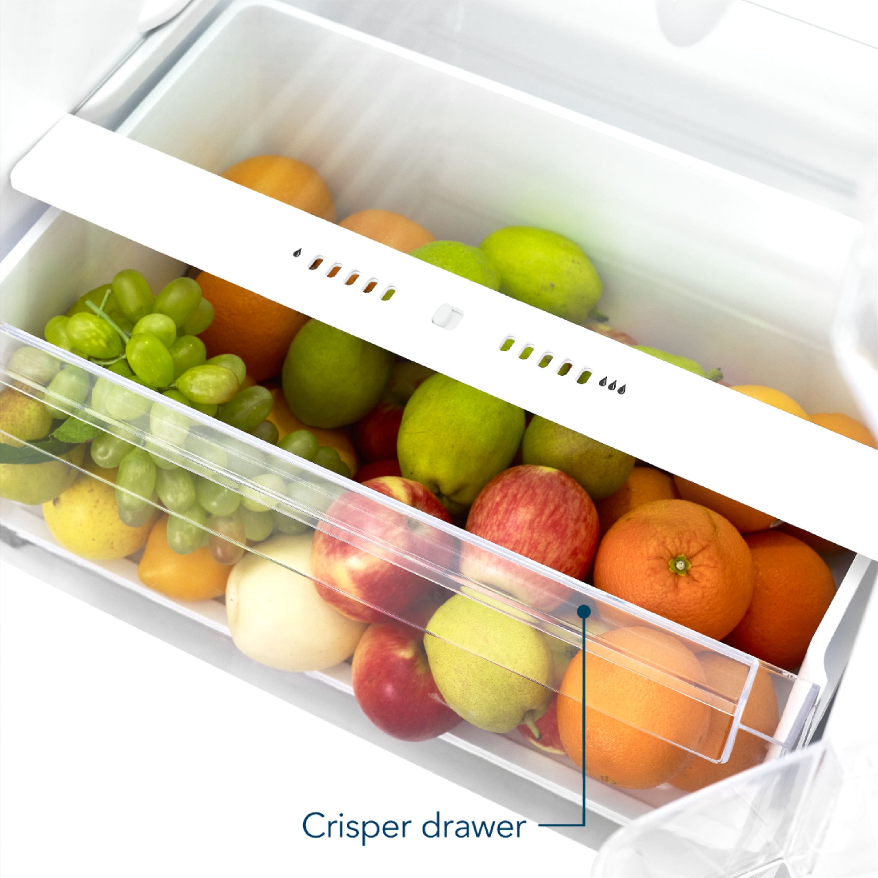 Insignia™ - 10 Cu. Ft. Top-Freezer Refrigerator with Reversible Door and ENERGY STAR Certification - White - Image 5