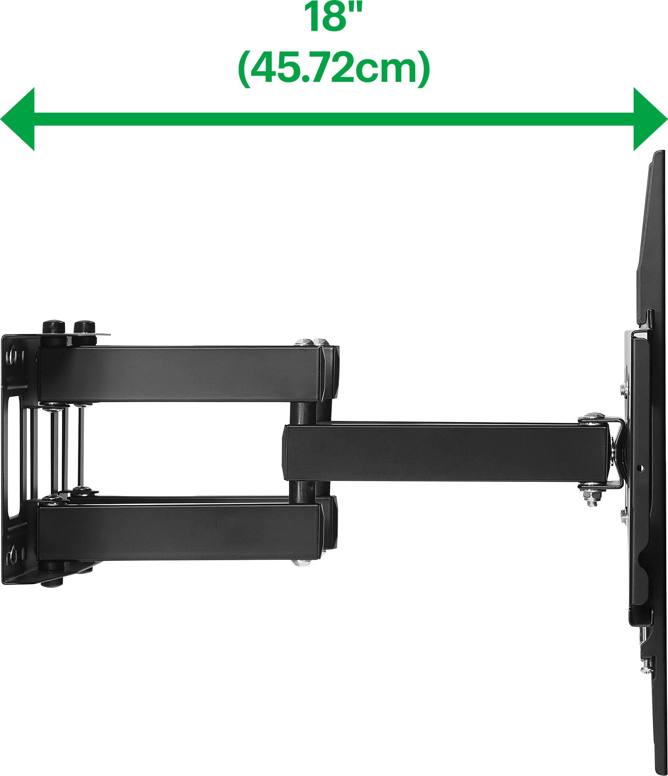 essentials™ - Full Motion TV Wall Mount for 47–84" TVs - Black - Image 4
