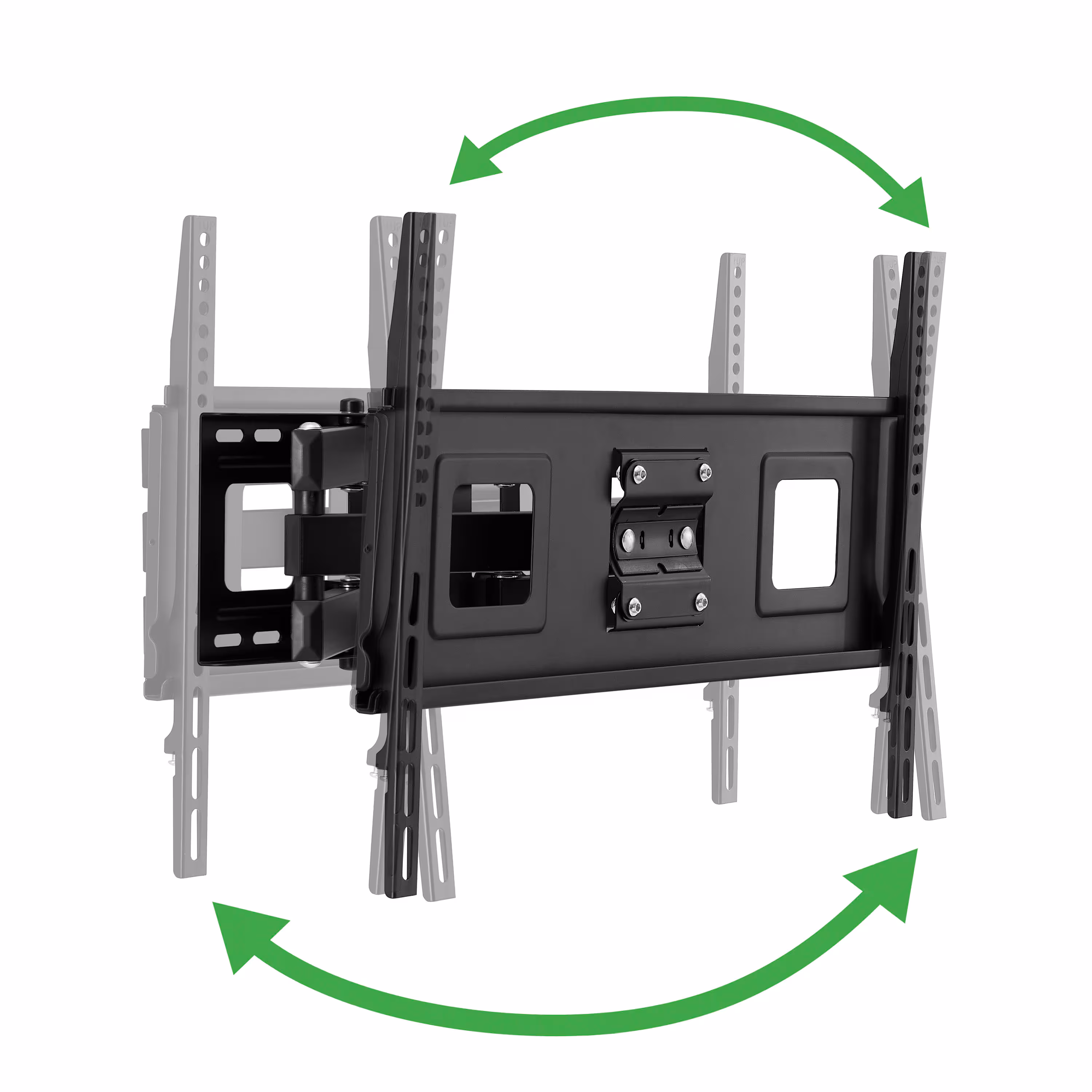 essentials™ - Full Motion TV Wall Mount for 47–84" TVs - Black - Image 2