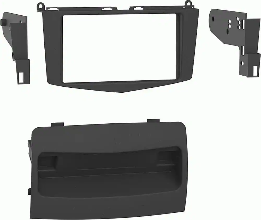 Metra - Dash Kit for Select 2008-2011 Mercedes-Benz C DIN DDIN - Matte Black