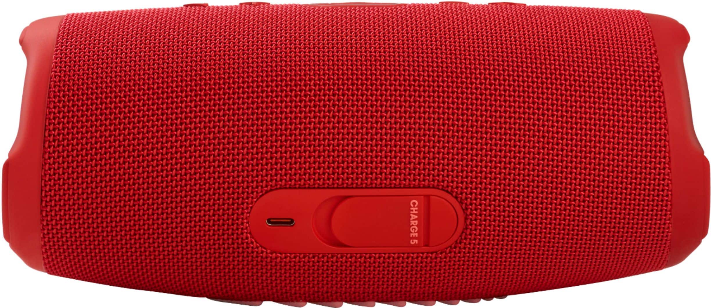 JBL - CHARGE5 Portable Waterproof Speaker with Powerbank - Red - Image 7
