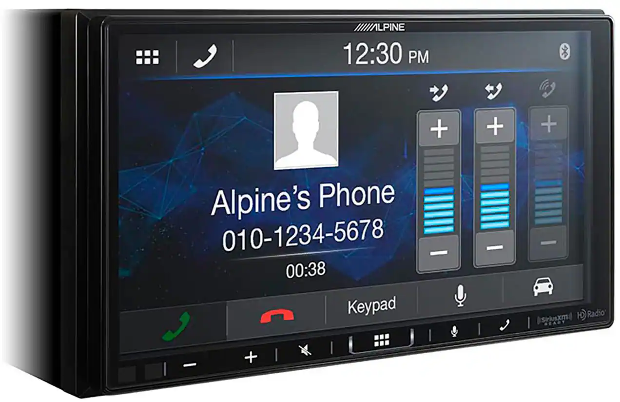 Alpine - 7" Shallow Chassis Multimedia Receiver - Black - Image 2