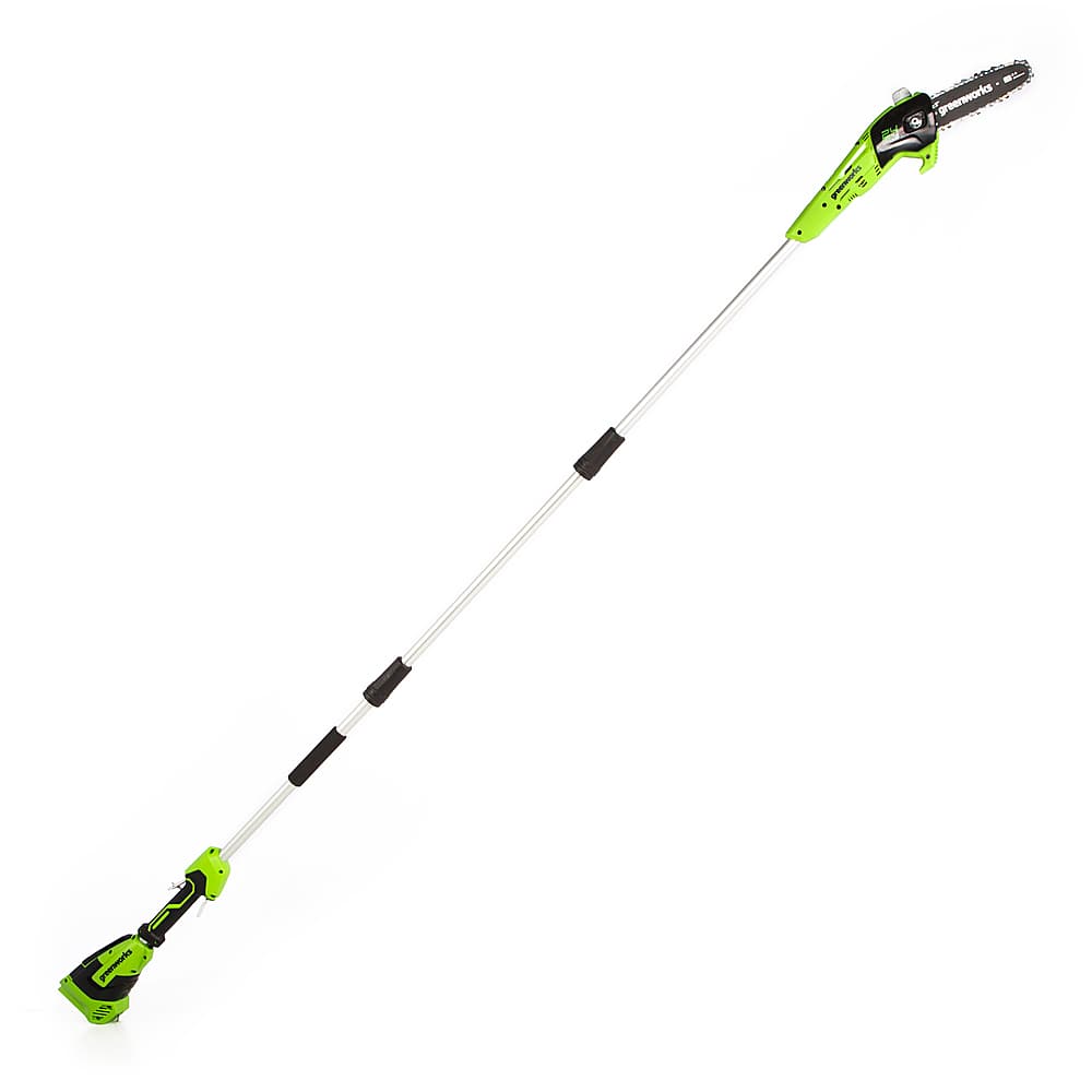 Greenworks - 24-Volt 8-Inch Cordless Pole Saw (Battery Not Included) - Black/Green - Image 2