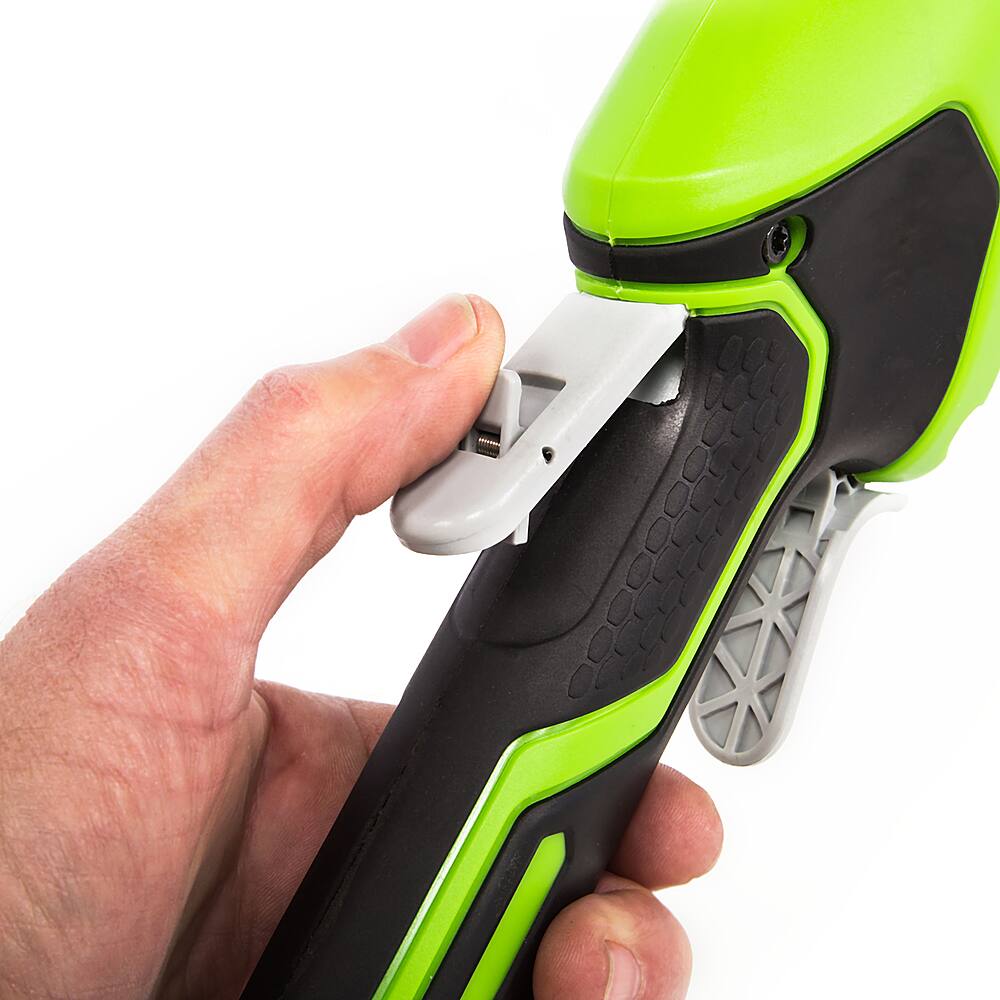 Greenworks - 24-Volt 8-Inch Cordless Pole Saw (Battery Not Included) - Black/Green - Image 3