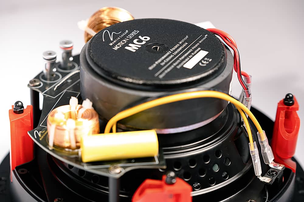 MartinLogan - Motion Series CI, 6.5" Midrange with Folded Motion Tweeter, 2-Way In-Ceiling Speaker (Each) - Paintable White - Image 9