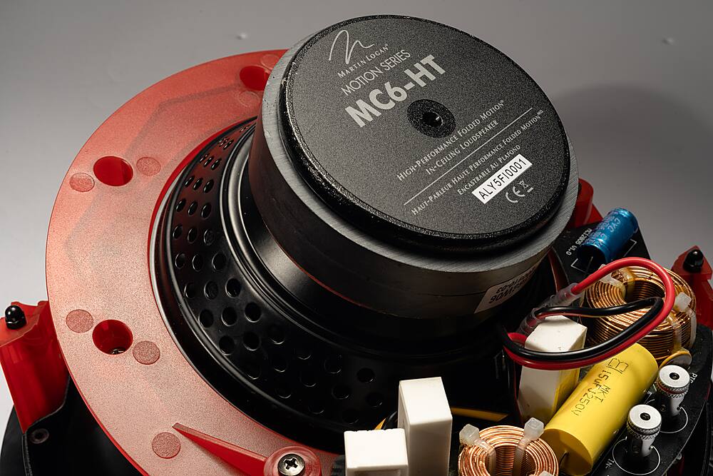 MartinLogan - Motion Series CI, 6.5" Midrange with Folded Motion Tweeter, 2-Way In-Ceiling Speaker with Angled Basket (Each) - Paintable White - Image 14