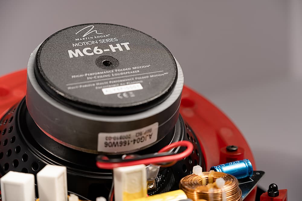 MartinLogan - Motion Series CI, 6.5" Midrange with Folded Motion Tweeter, 2-Way In-Ceiling Speaker with Angled Basket (Each) - Paintable White - Image 17