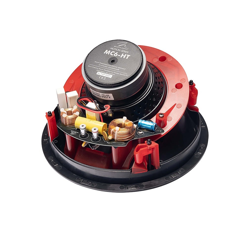 MartinLogan - Motion Series CI, 6.5" Midrange with Folded Motion Tweeter, 2-Way In-Ceiling Speaker with Angled Basket (Each) - Paintable White - Image 3