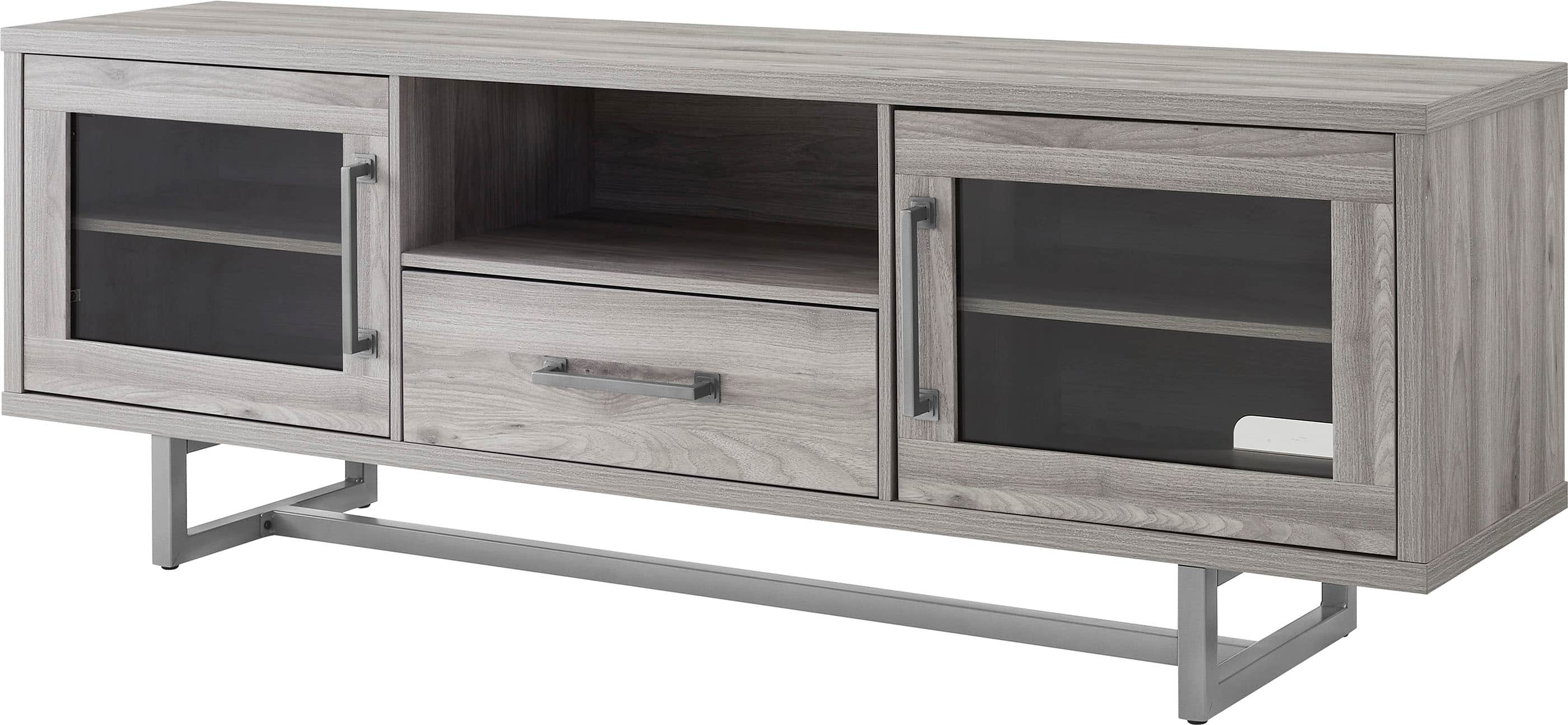 Insignia™ - TV Stand for Most TVs Up to 80" - Gray - Image 3