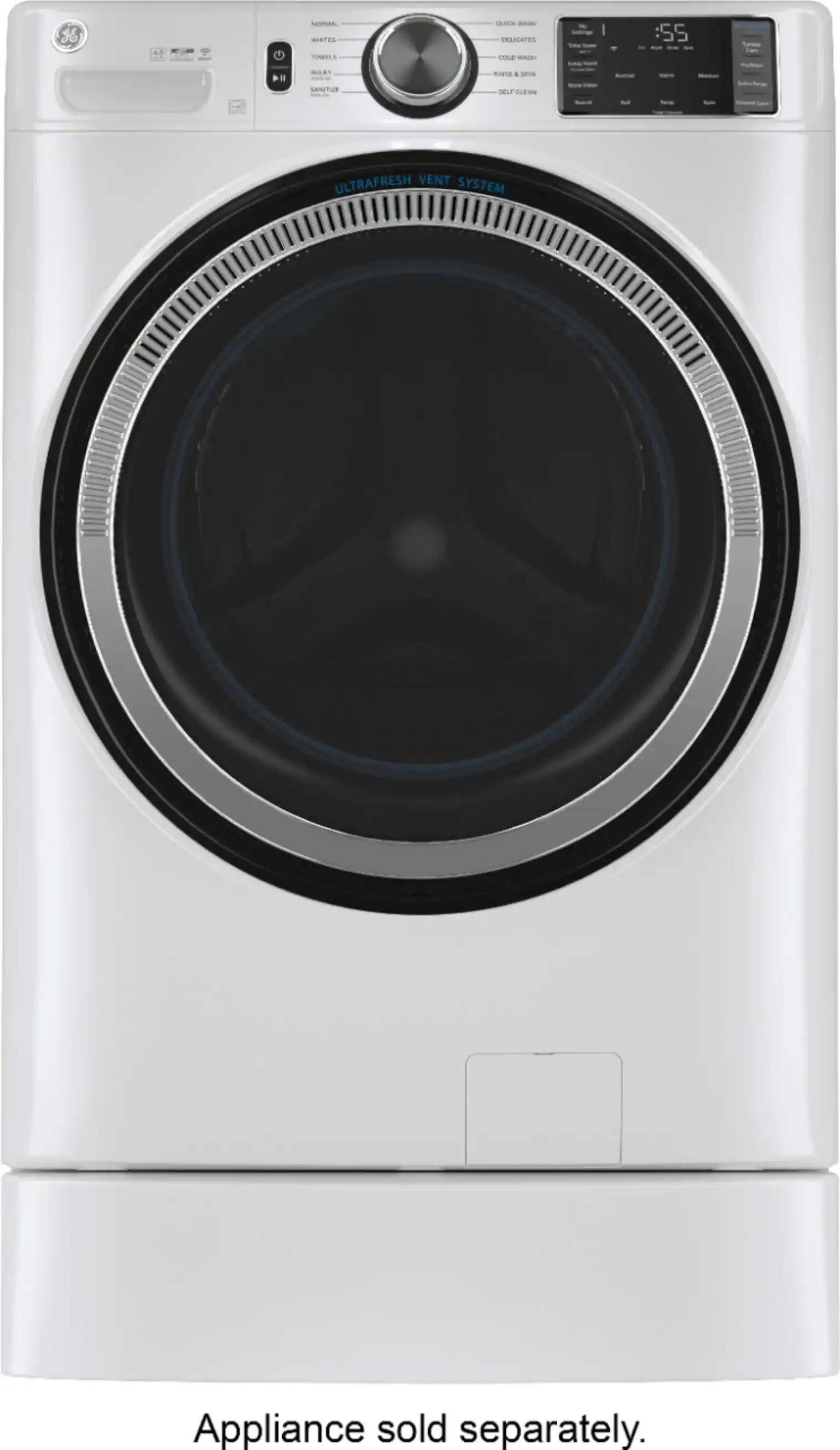 GE - Washer/Dryer Laundry 7" Pedestal - White - Image 4