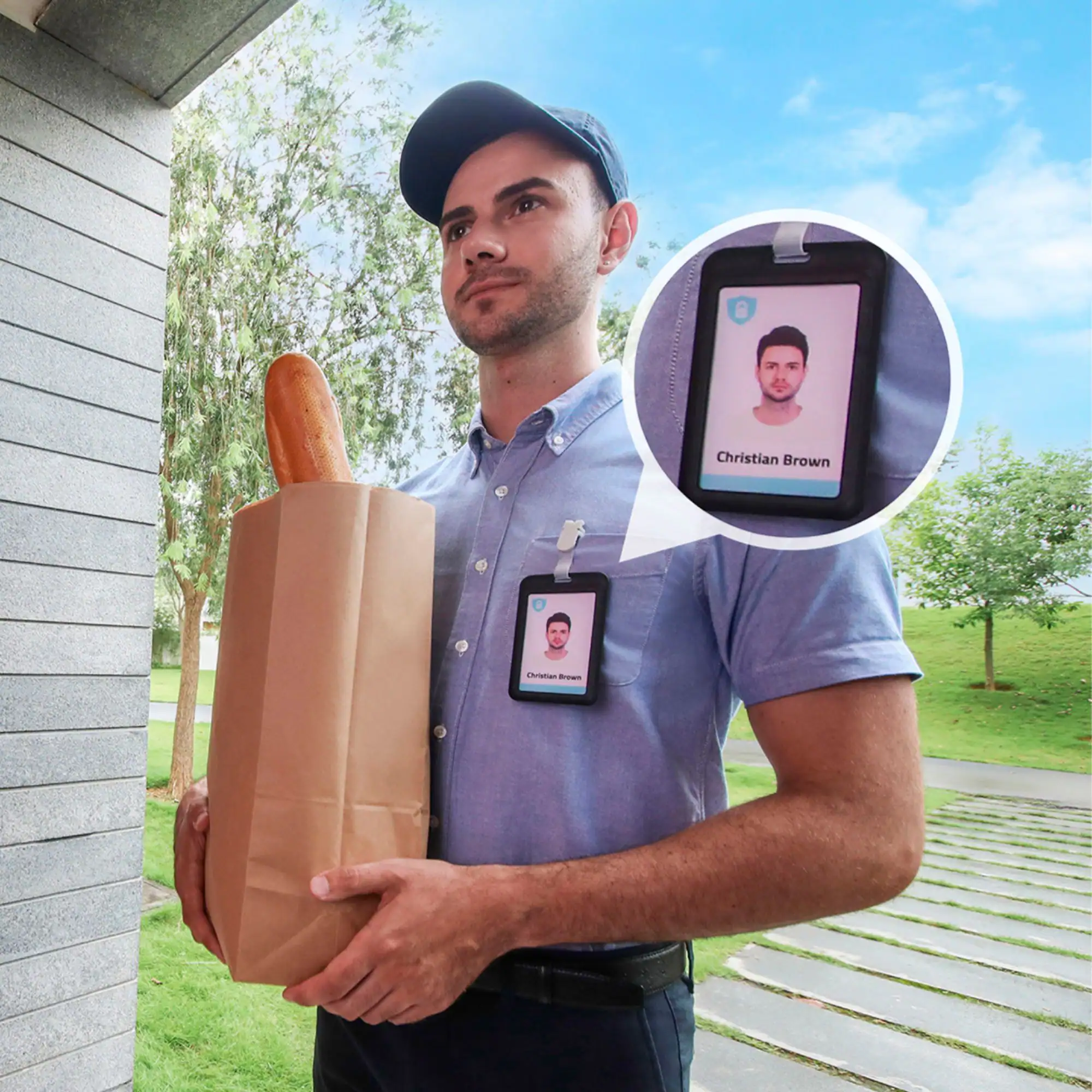 eufy - Smart Wi-Fi Video Doorbell 2K Battery Operated/Wired with Chime - White/Black - Image 2