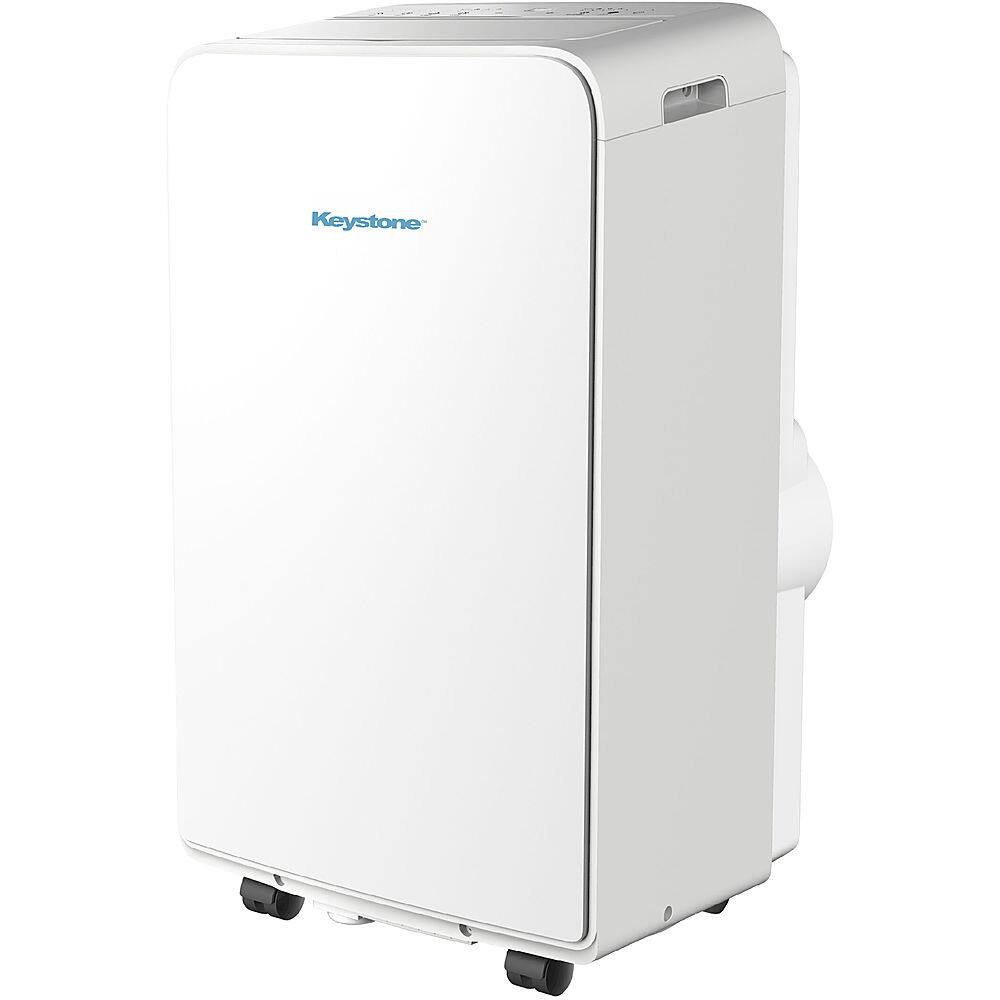Keystone - 115V Portable Air Conditioner with Follow Me Remote Control for a Room up to 250 Sq. Ft - White - Image 2