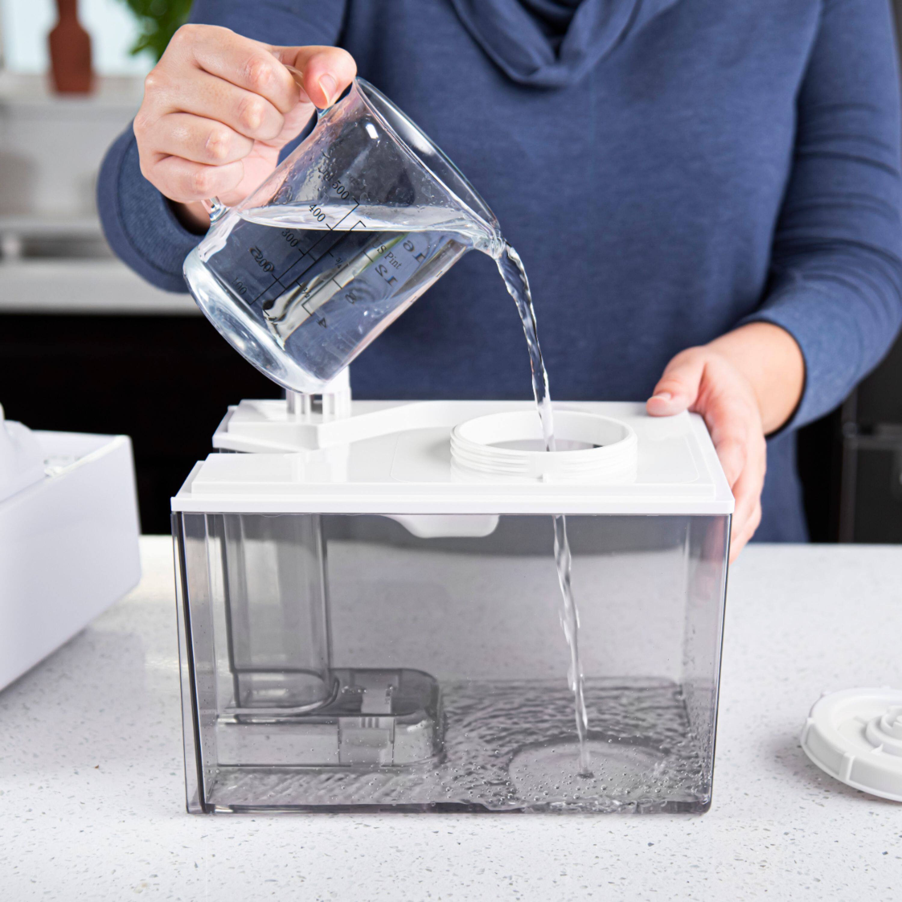 Levoit - Aerapy Hybrid 1.6 Gal Ultrasonic Humidifier - White - Image 5