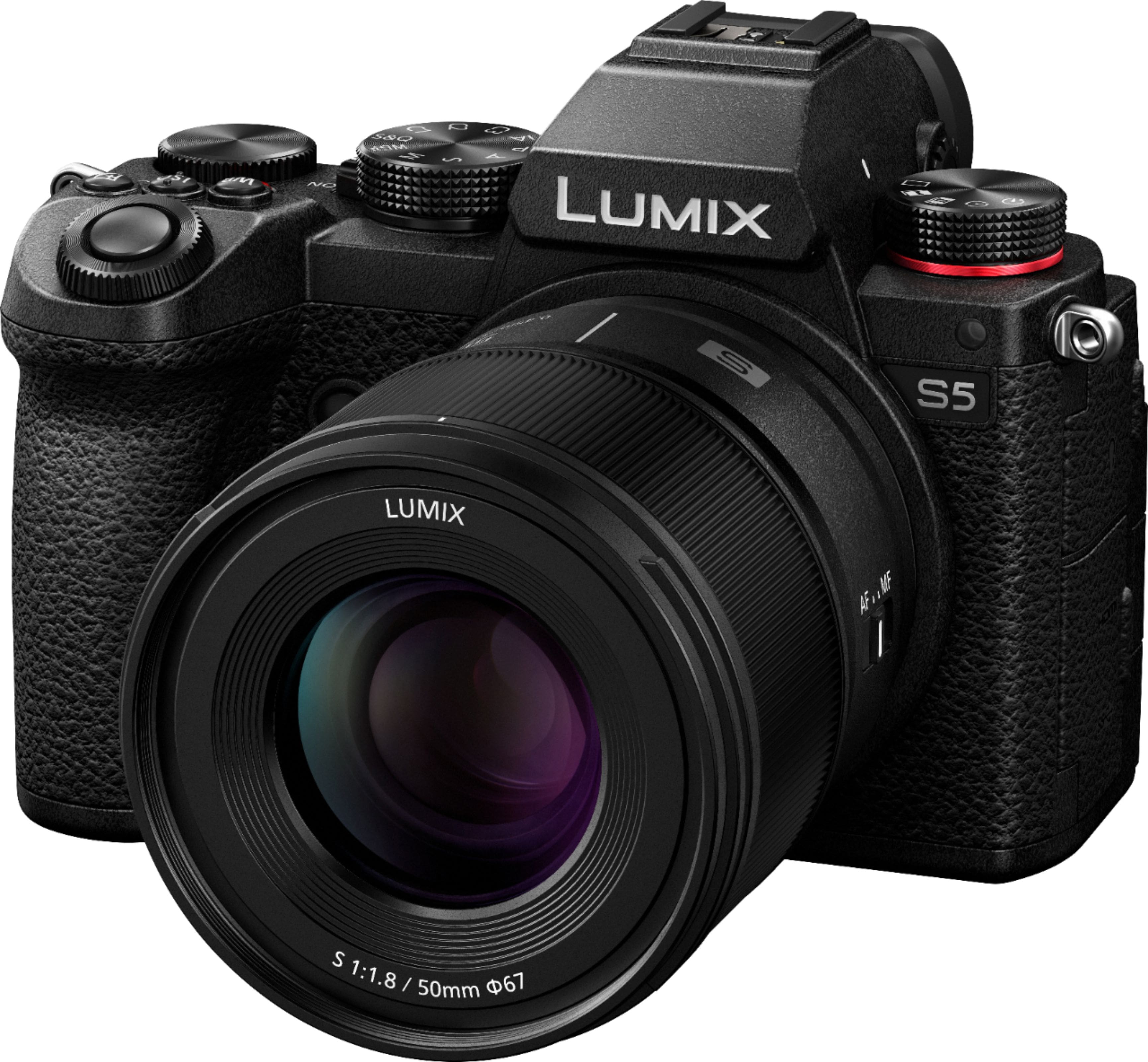 Panasonic - LUMIX S Series Camera Lens, 50mm F1.8 L-Mount Lens for Mirrorless Full Frame Digital Cameras, S-S50 - Black - Image 2