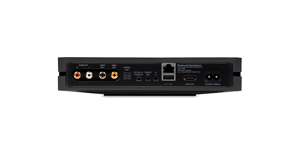 Bluesound - NODE Wireless Multi-Room Hi-Res Music Streamer - Black - Image 3