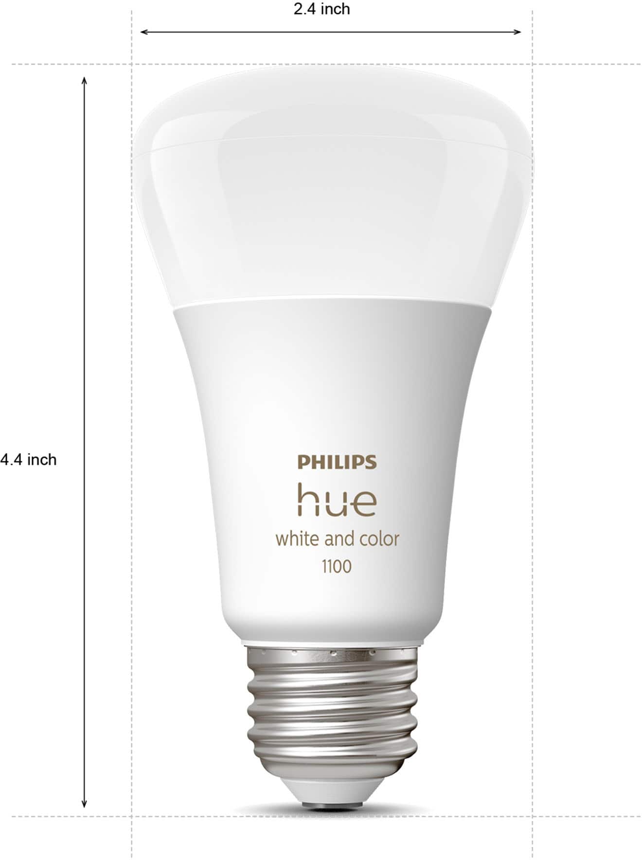 Philips - Hue 75W A19 Starter Kit - White and Color Ambiance
