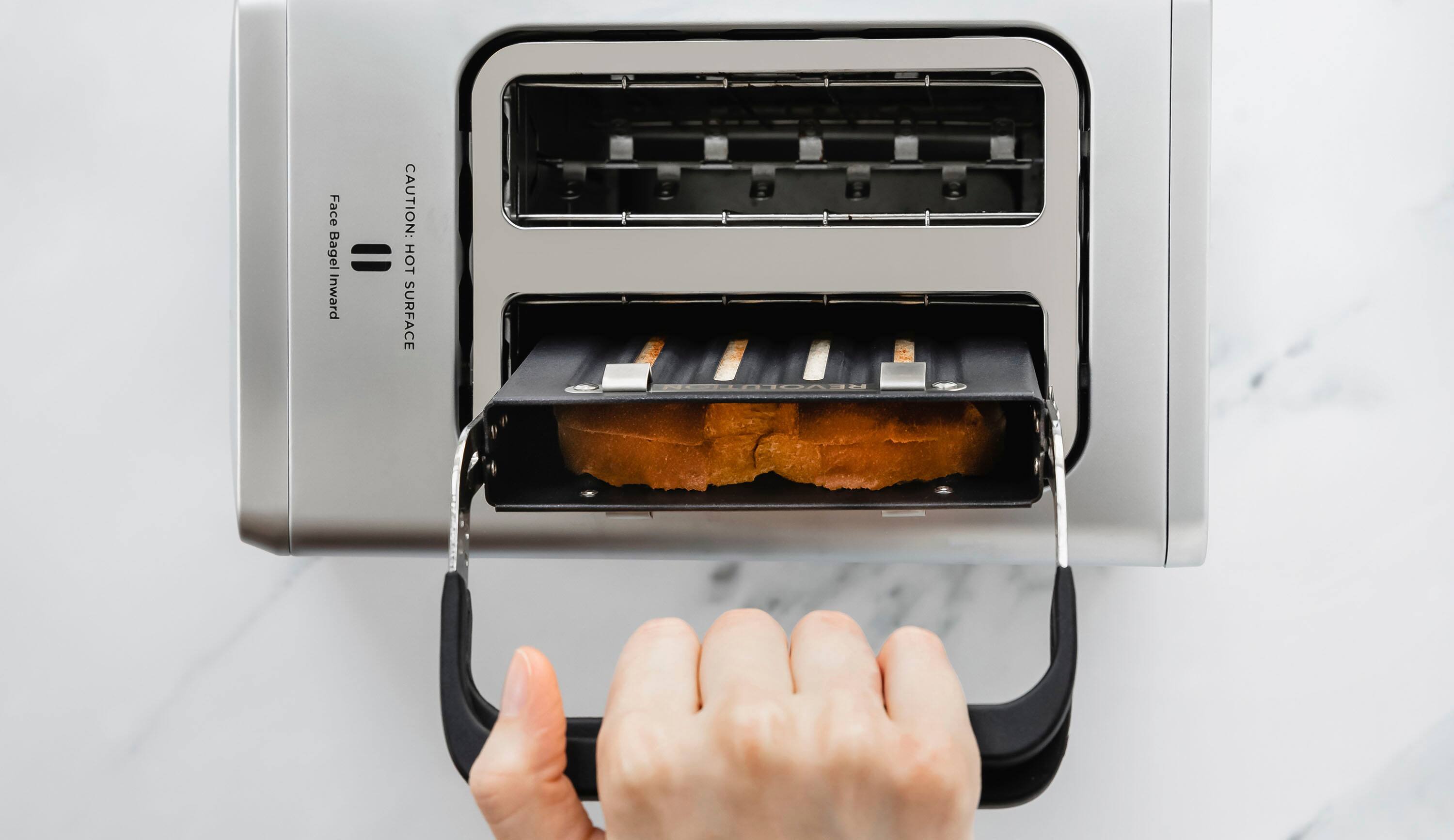 Revolution Cooking - Toastie Press (Works With All Toasters) Conveniently Toast Delicious Quesadillas, Paninis, and Grilled Cheese - Black - Image 9