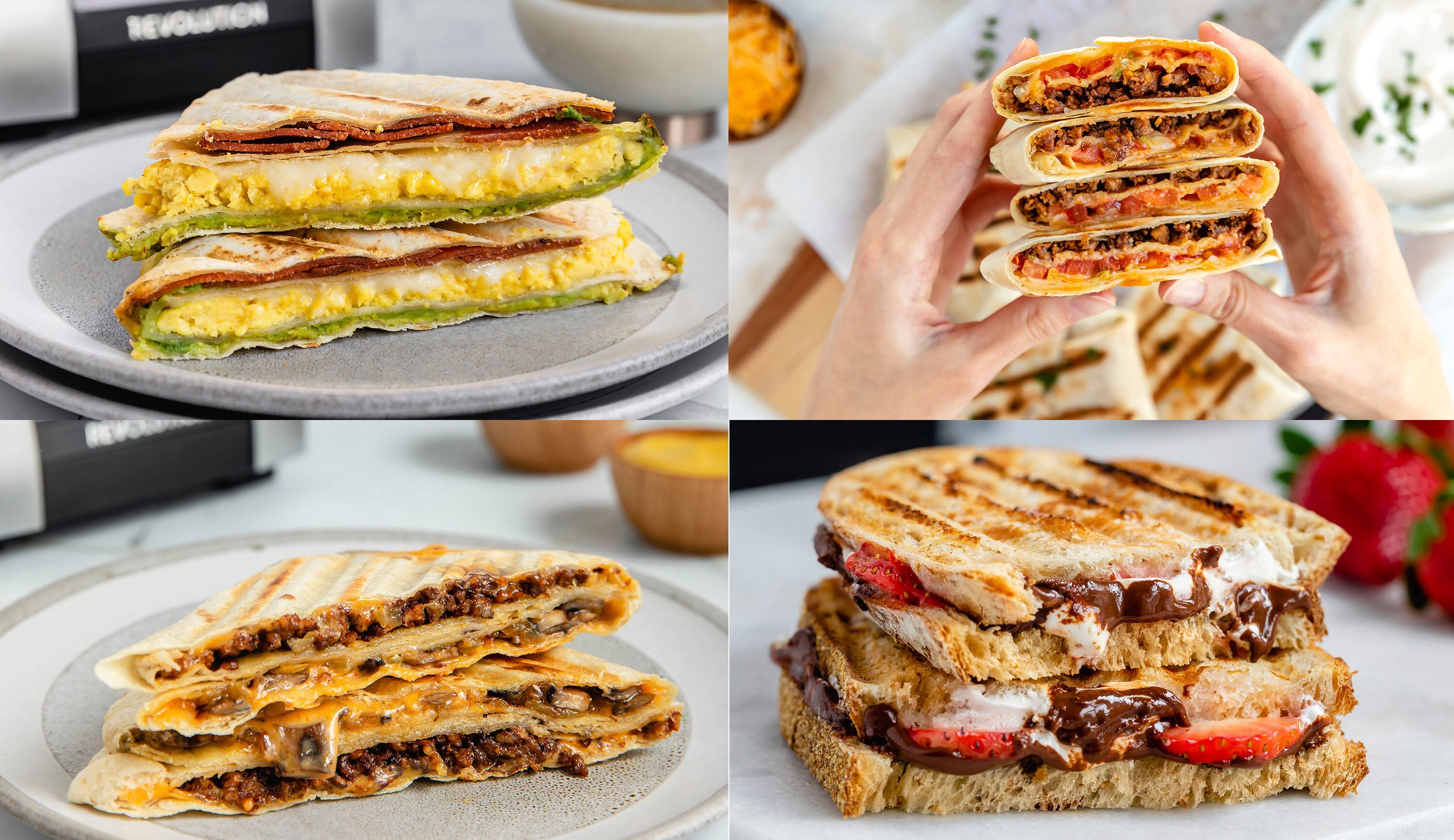 Revolution Cooking - Toastie Press (Works With All Toasters) Conveniently Toast Delicious Quesadillas, Paninis, and Grilled Cheese - Black - Image 10