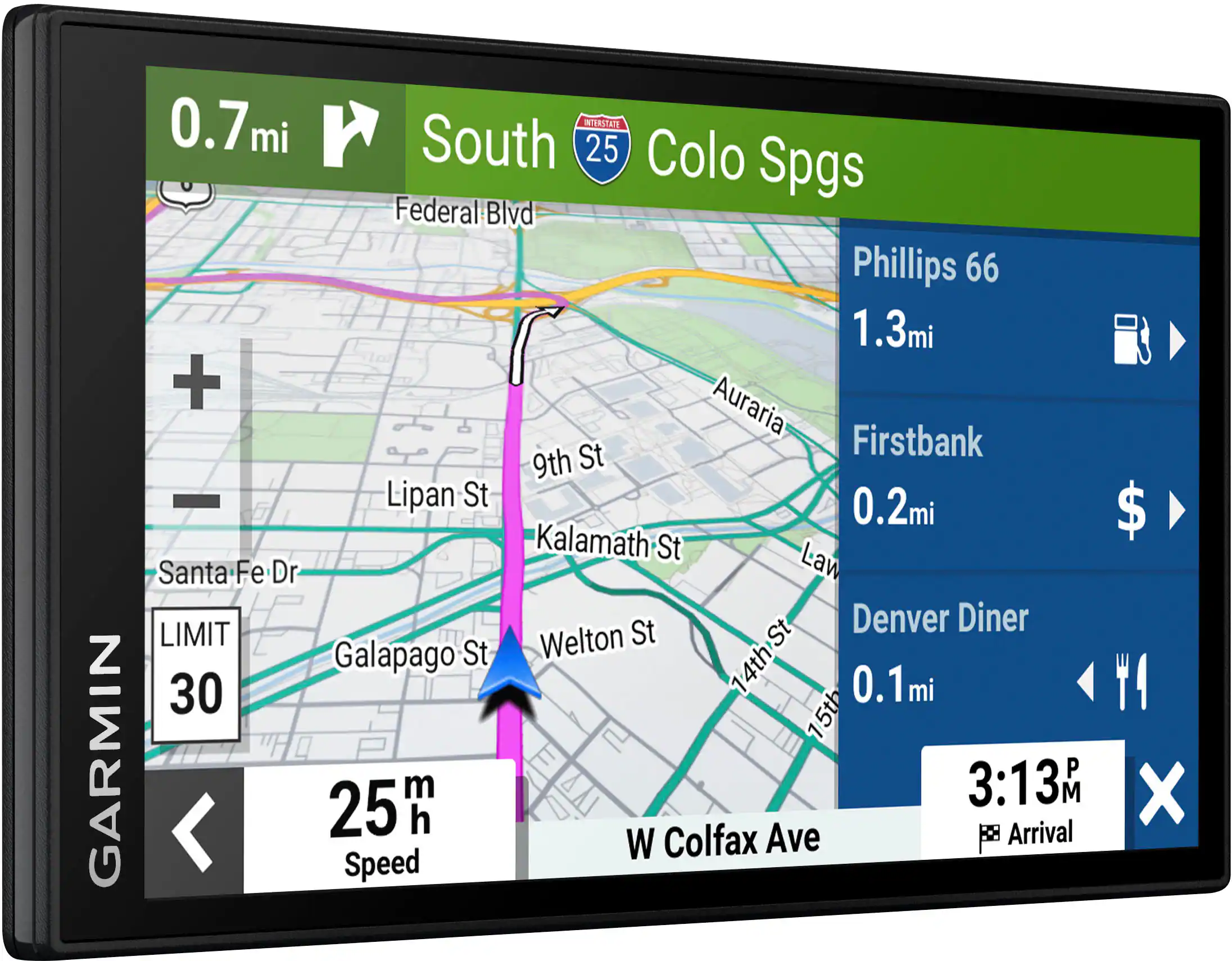 Garmin - DriveSmart 66 6" GPS with Built-In Bluetooth, Map Updates and Traffic Updates - Black - Image 2