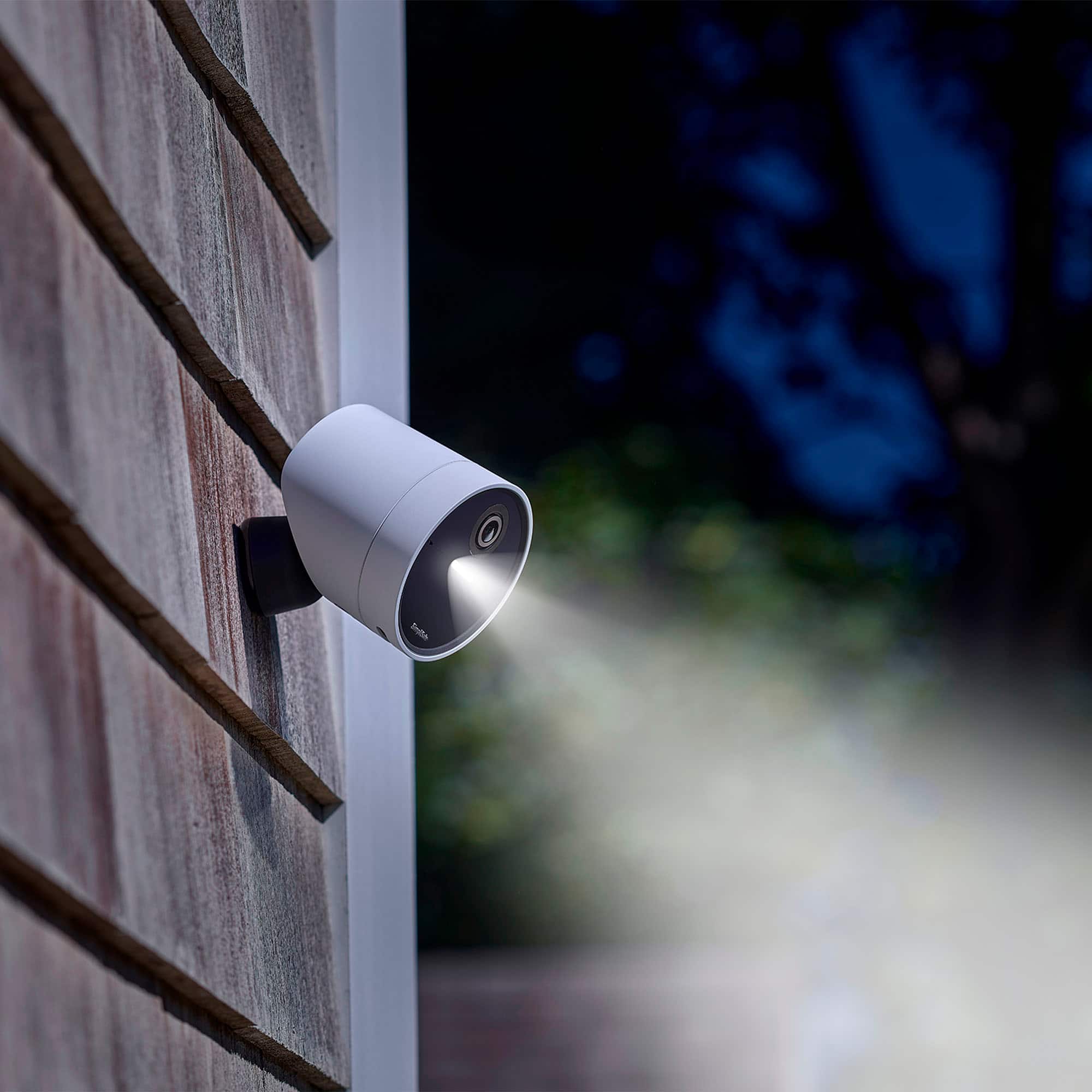 SimpliSafe - Outdoor Wireless 1080p Full HD Security Camera - White - Image 3