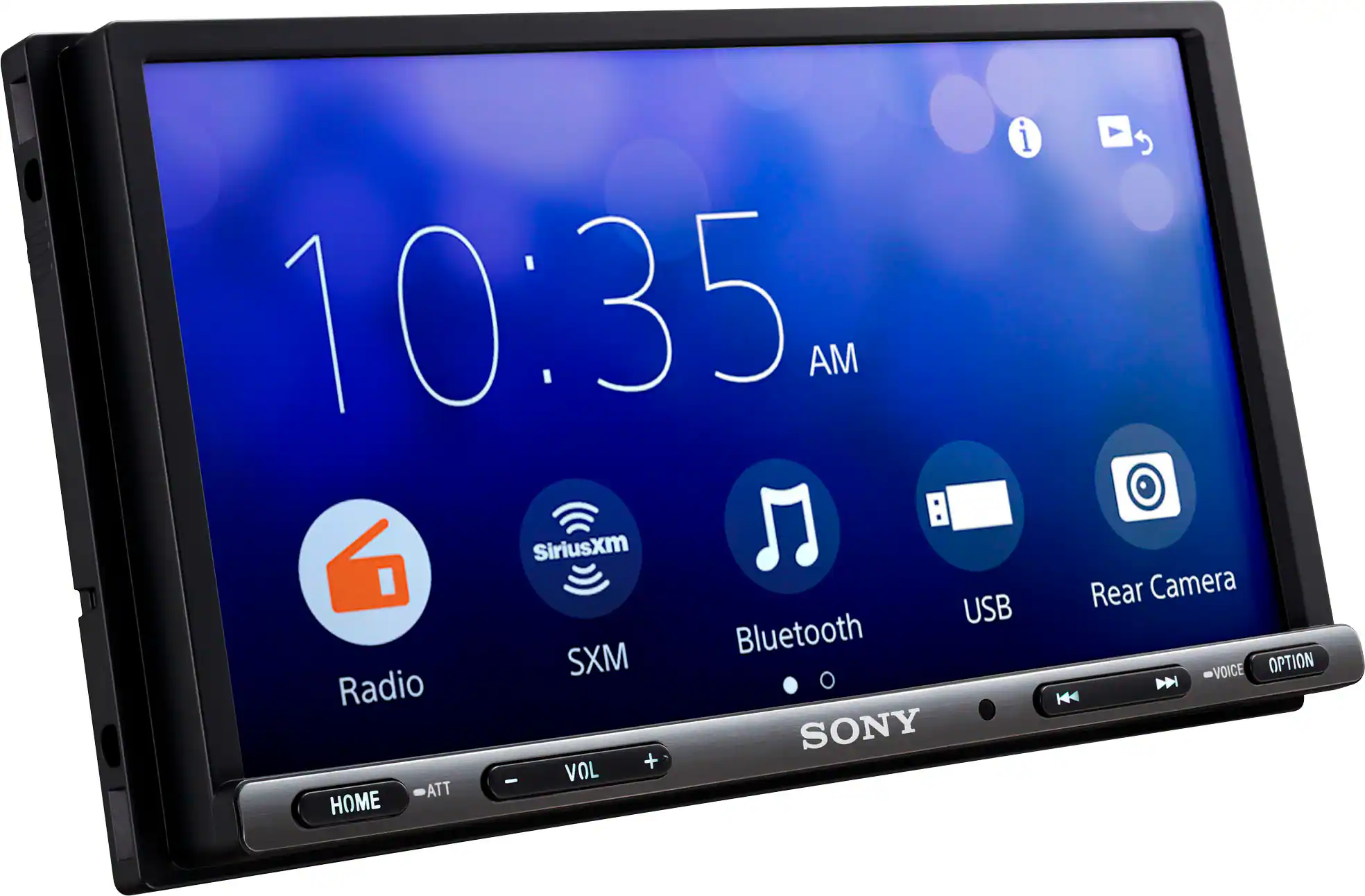 Sony - 6.95" Android Auto and Apple CarPlay Bluetooth Digital Media Receiver - Black - Image 2