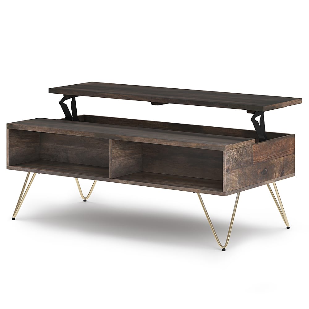 Simpli Home - Hunter Lift Top Coffee Table - Ebony - Image 2