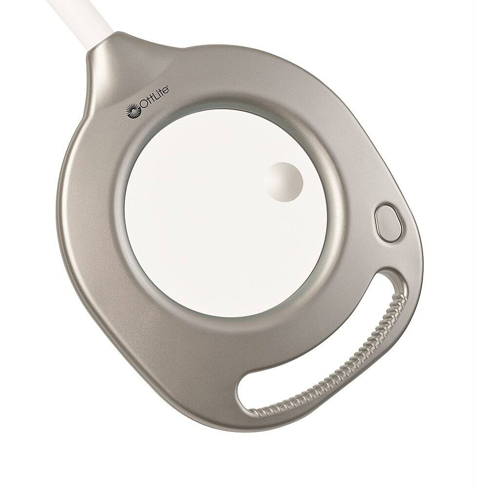 OttLite - 2-in-1 LED Magnifier Floor and Table Light - White - Image 6