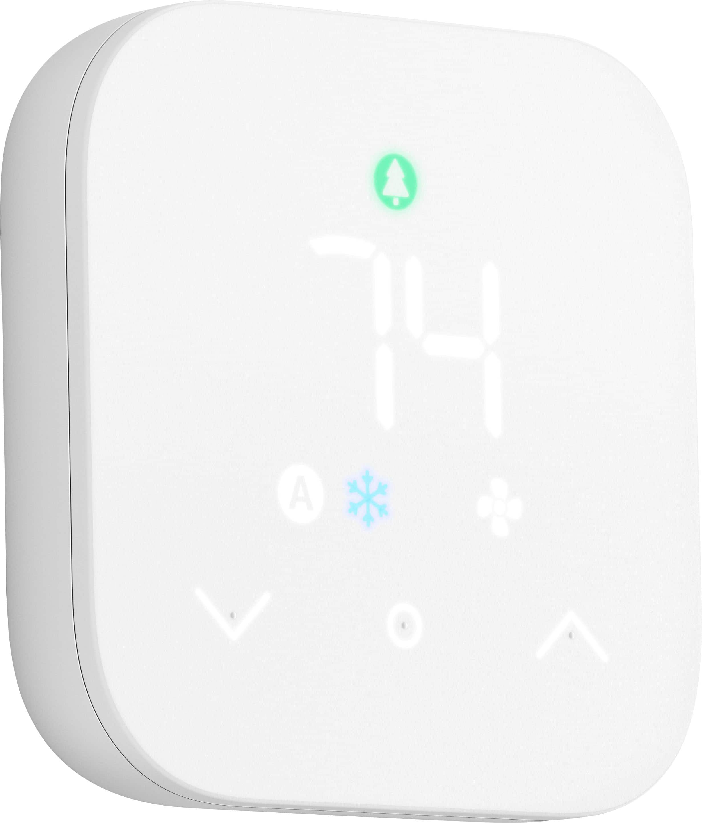 Amazon - Smart Programmable Thermostat with Alexa, C-Wire Required - White - Image 2