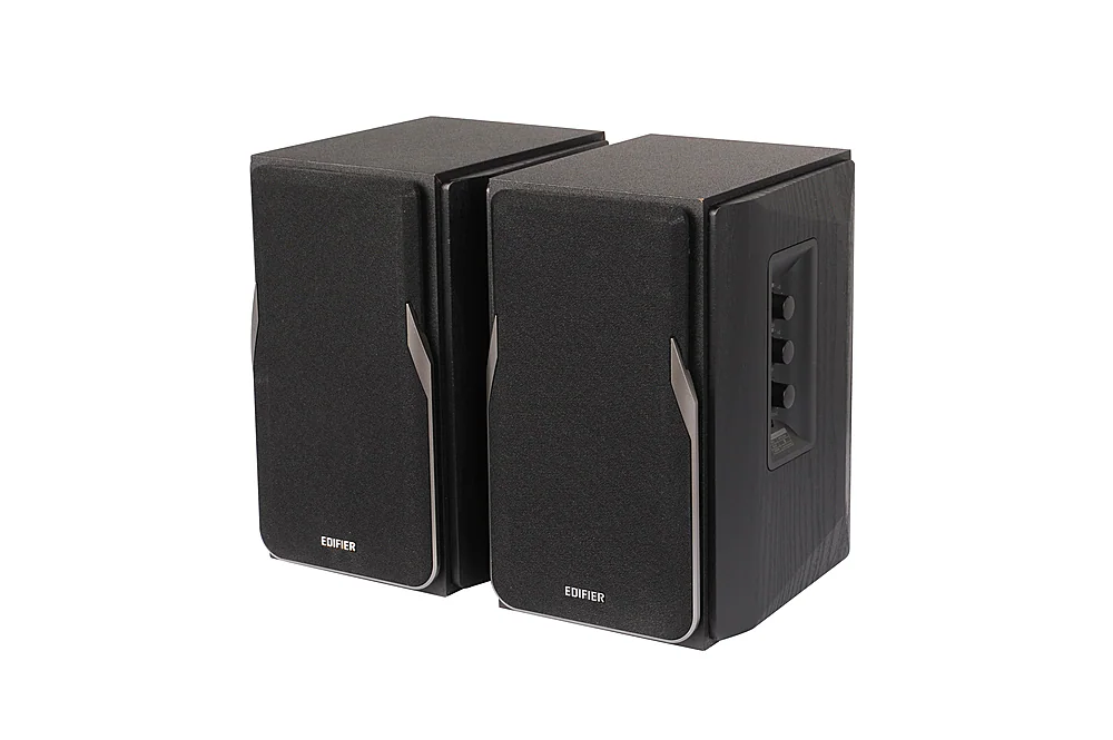 Edifier - R1380T Active Bookshelf Speakers, Computer Speakers – Dual RCA inputs - 2.0 Studio Monitor Speaker - Black - Image 2