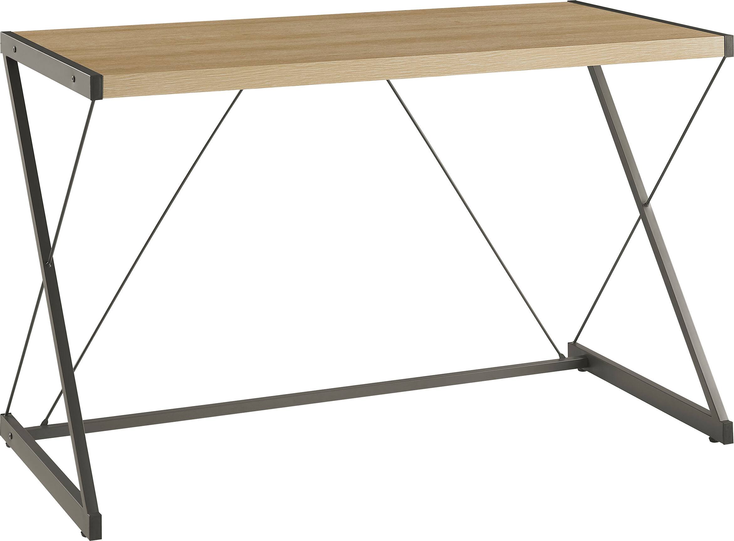 Insignia™ - Computer Desk – 47" Wide - Light Oak - Image 2