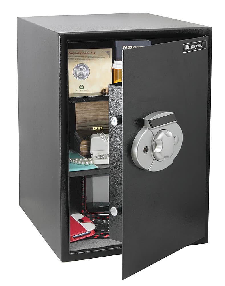 Honeywell - 2.73 Cu. Ft. Large Security Safe Digital/Dial Lock - Black - Image 2