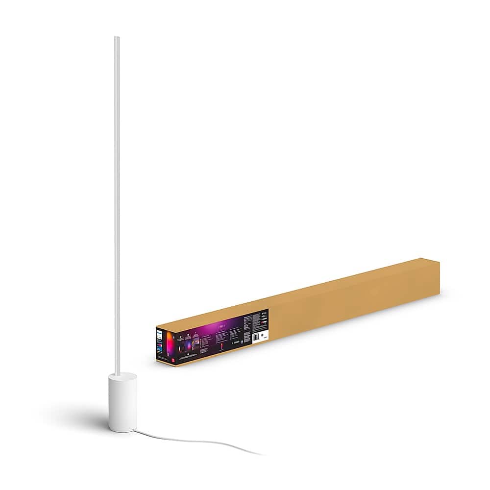 Philips - Hue Gradient Signe Bluetooth Floor Lamp - White