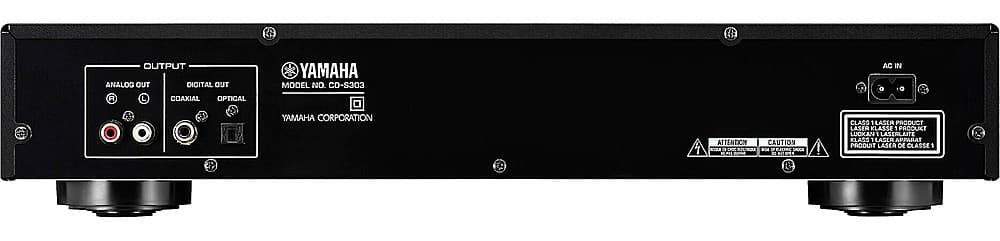 Yamaha - CD-S303 CD Player with Built-in DAC - Black - Image 2