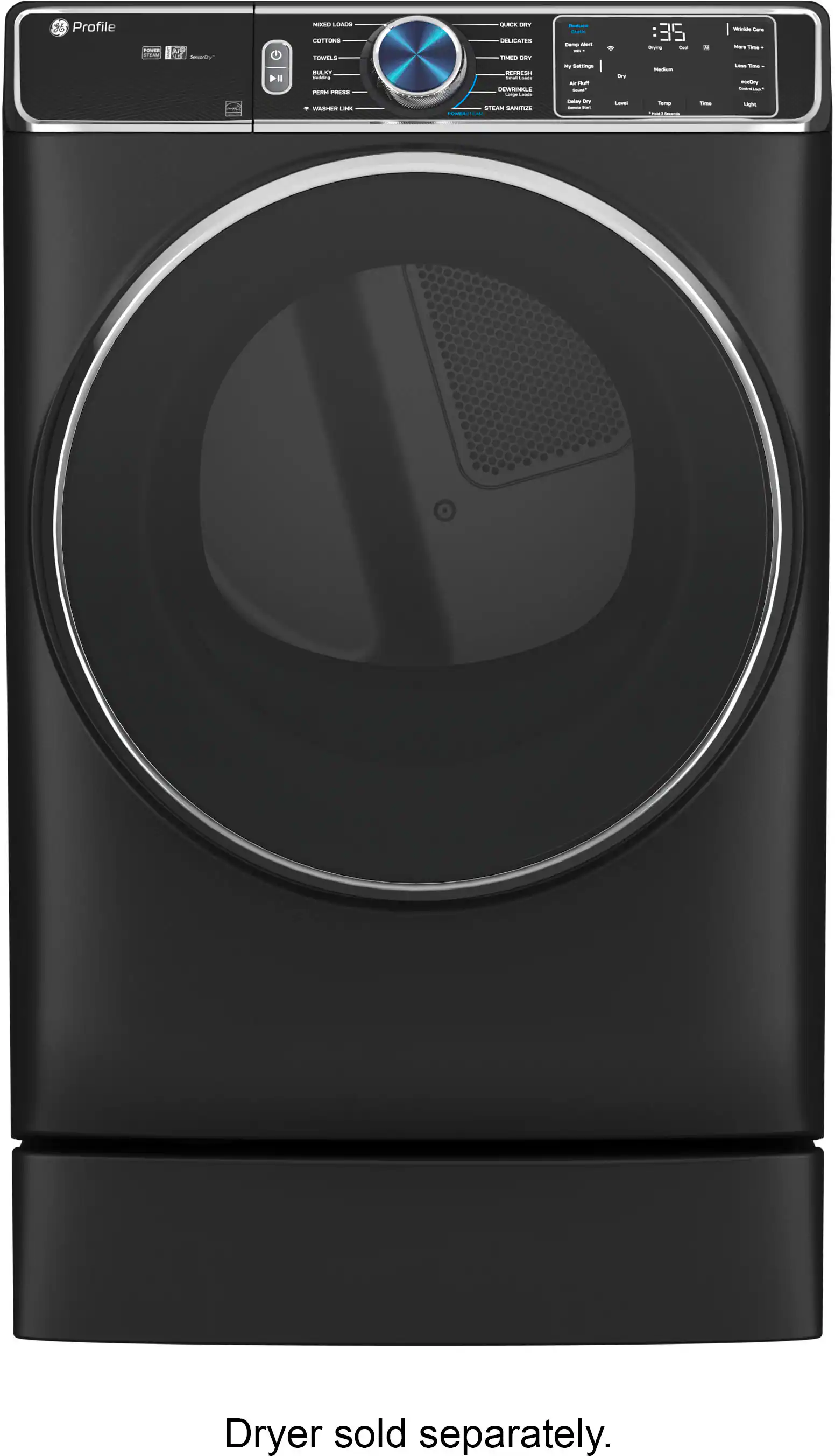 GE Profile - Washer/Dryer Laundry 7" Pedestal - Carbon Graphite - Image 5