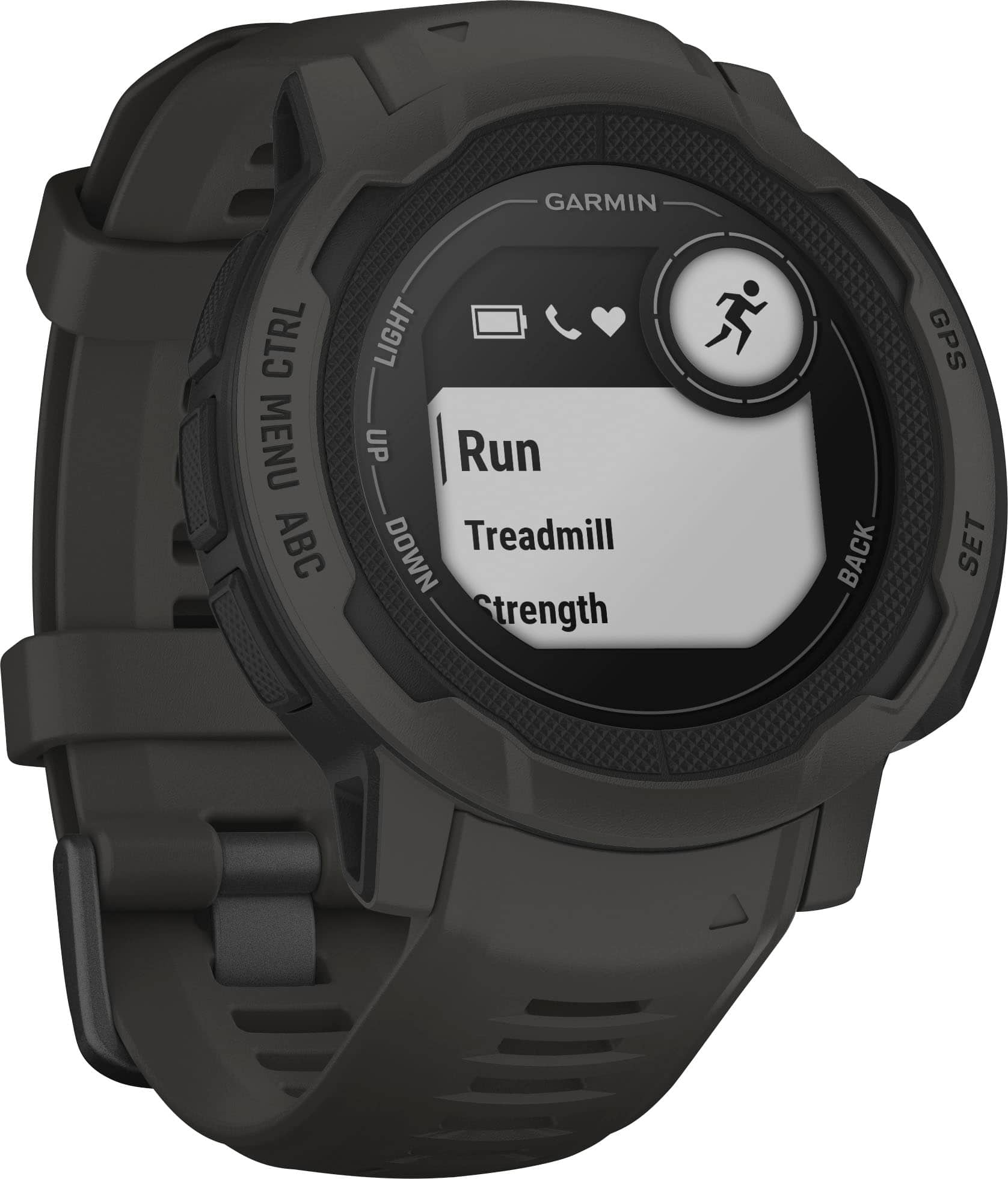 Garmin - Instinct 2 45 mm Smartwatch Fiber-reinforced Polymer - Graphite - (2022) - Image 2