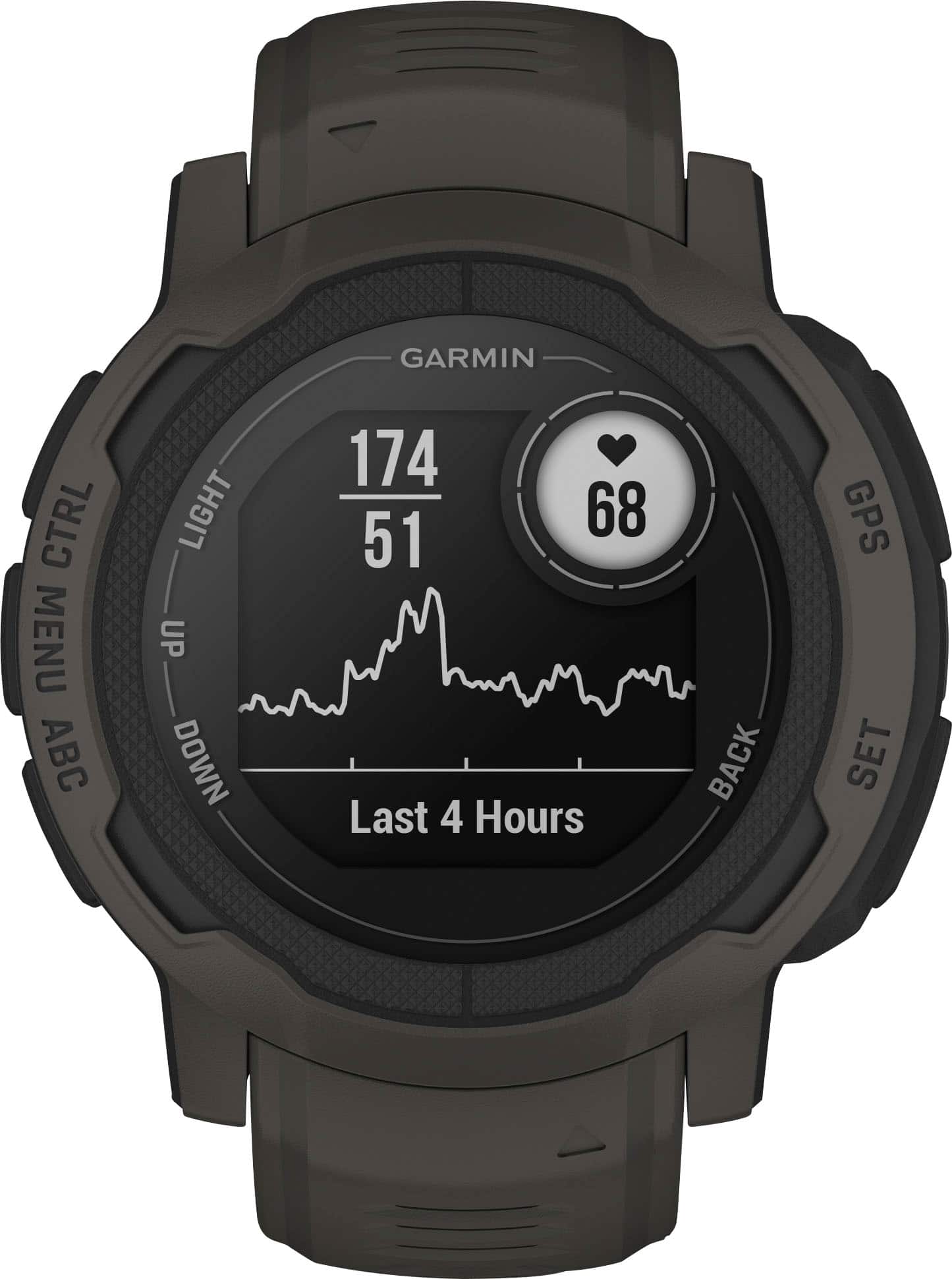 Garmin - Instinct 2 45 mm Smartwatch Fiber-reinforced Polymer - Graphite - (2022) - Image 3
